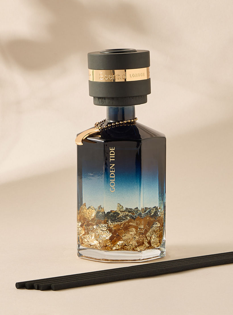 Aurum Reed Diffuser 450ML Golden Tide- Blue-household-homefragrance-reeddiffusers-image-2