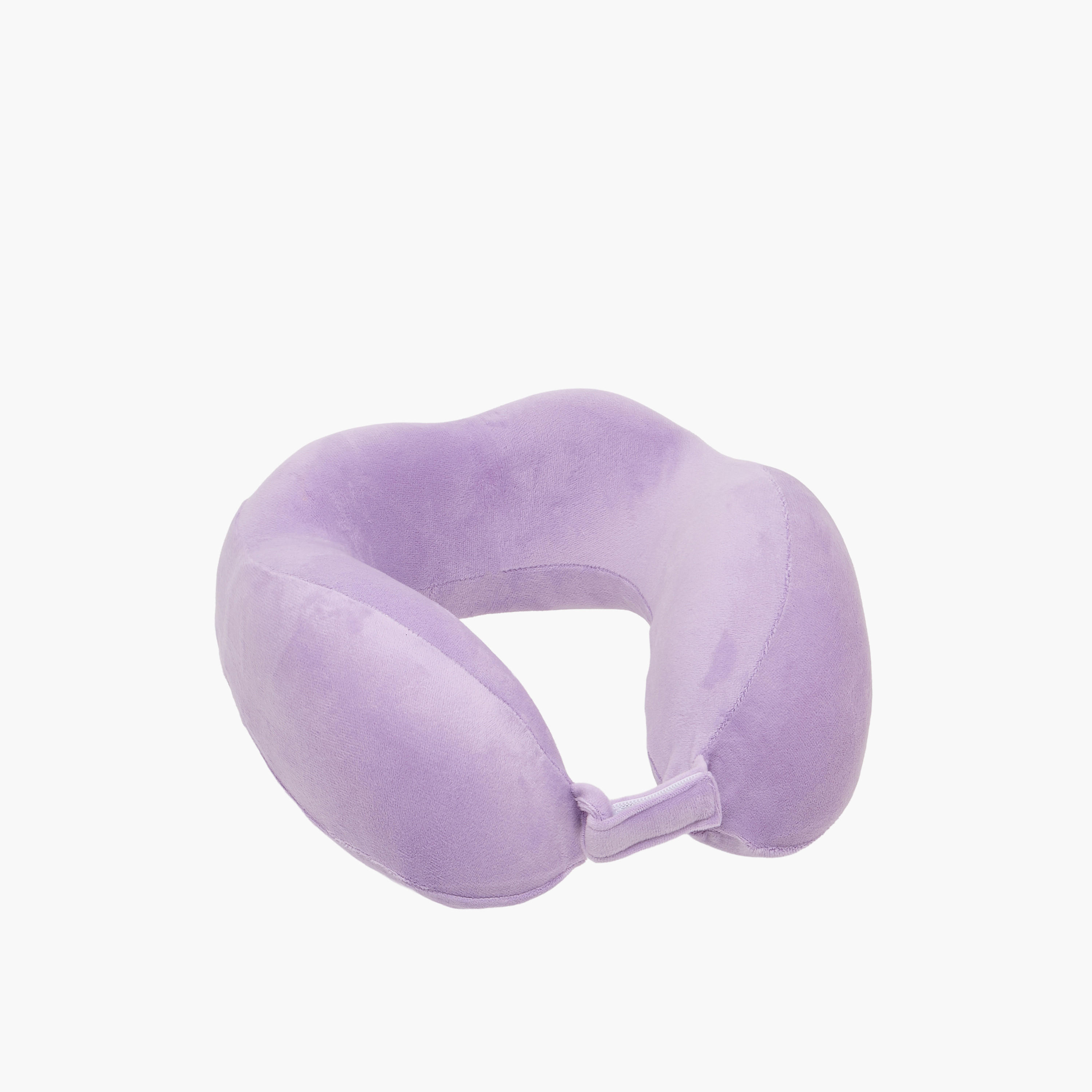 Findz Solid Hook and Loop Closure Neck Pillow with Zip Closure-travel-pillows-image-1