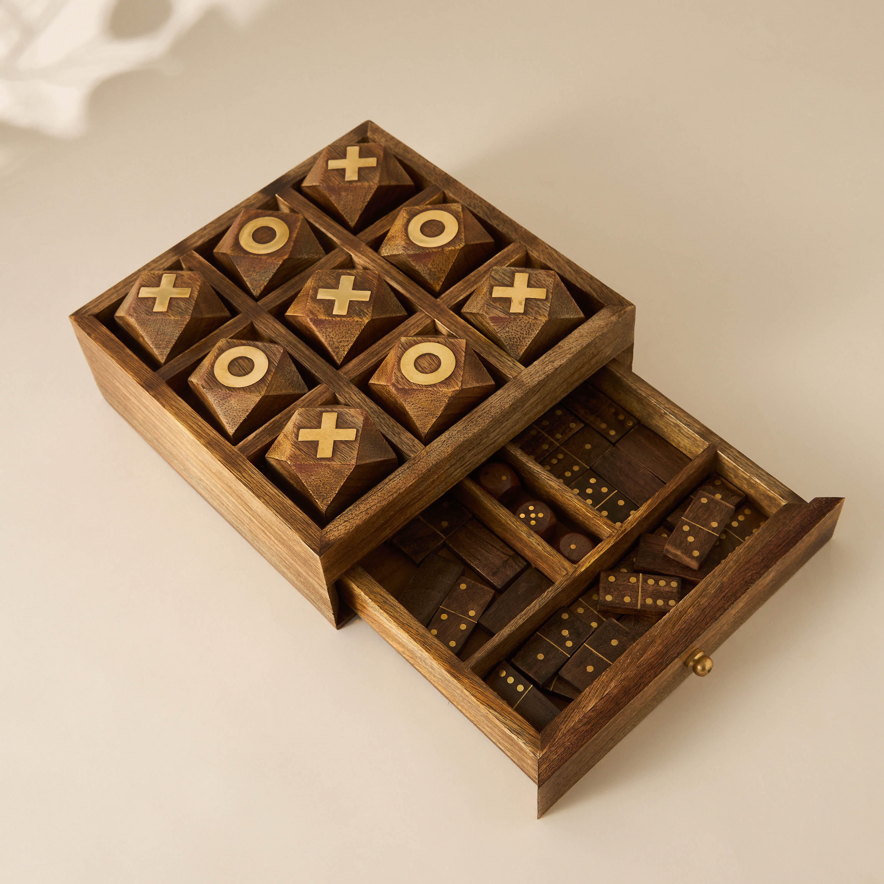 Decorative Wooden Tic-Tac-Toe Game Set-household-decor-decorativeobjectsandsculptures-image-3