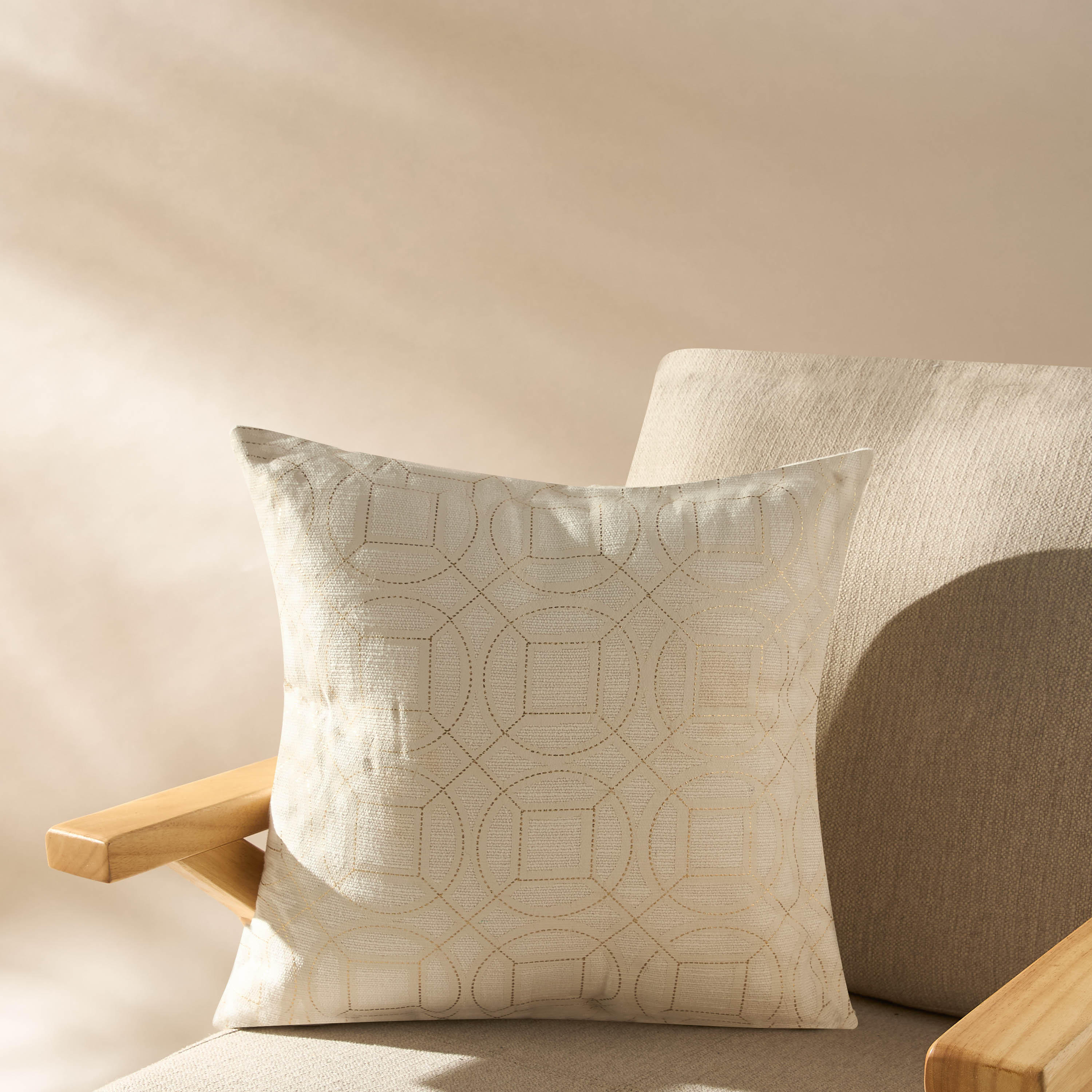 Geometric Print 2-Piece Filled Cushion Set-household-cushionsandthrows-filledcushions-decorativecushions-image-2