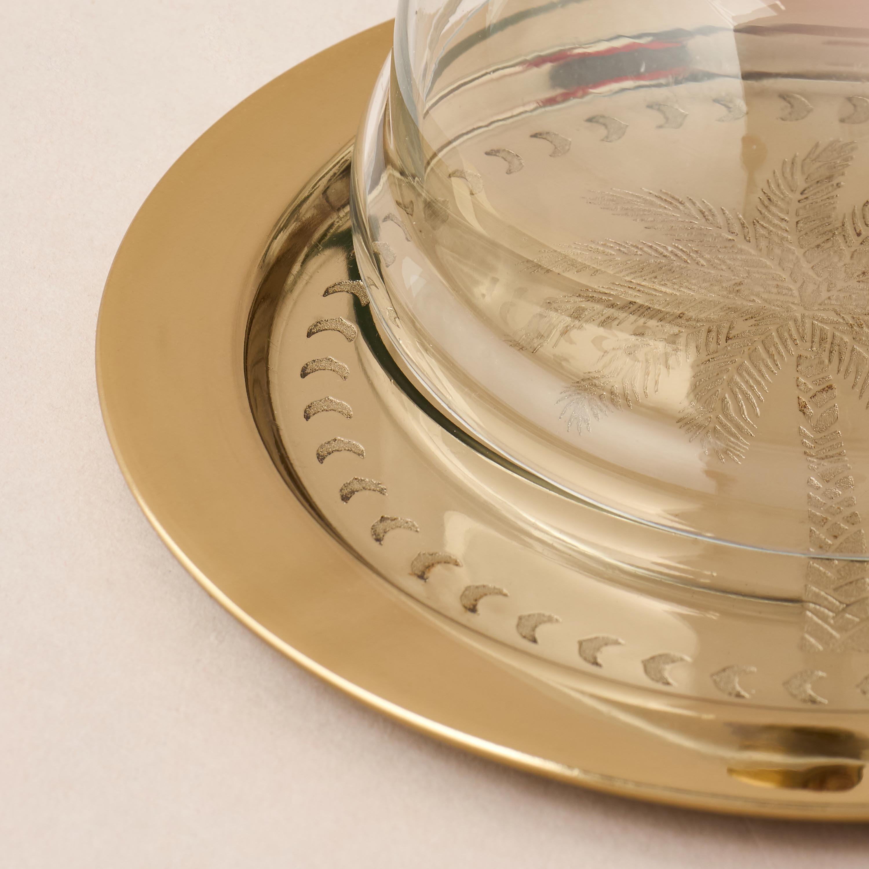 Palm Tree Embossed Date Tray with Lid - 17 cms-household-dining-dinnerware-bowls-image-4