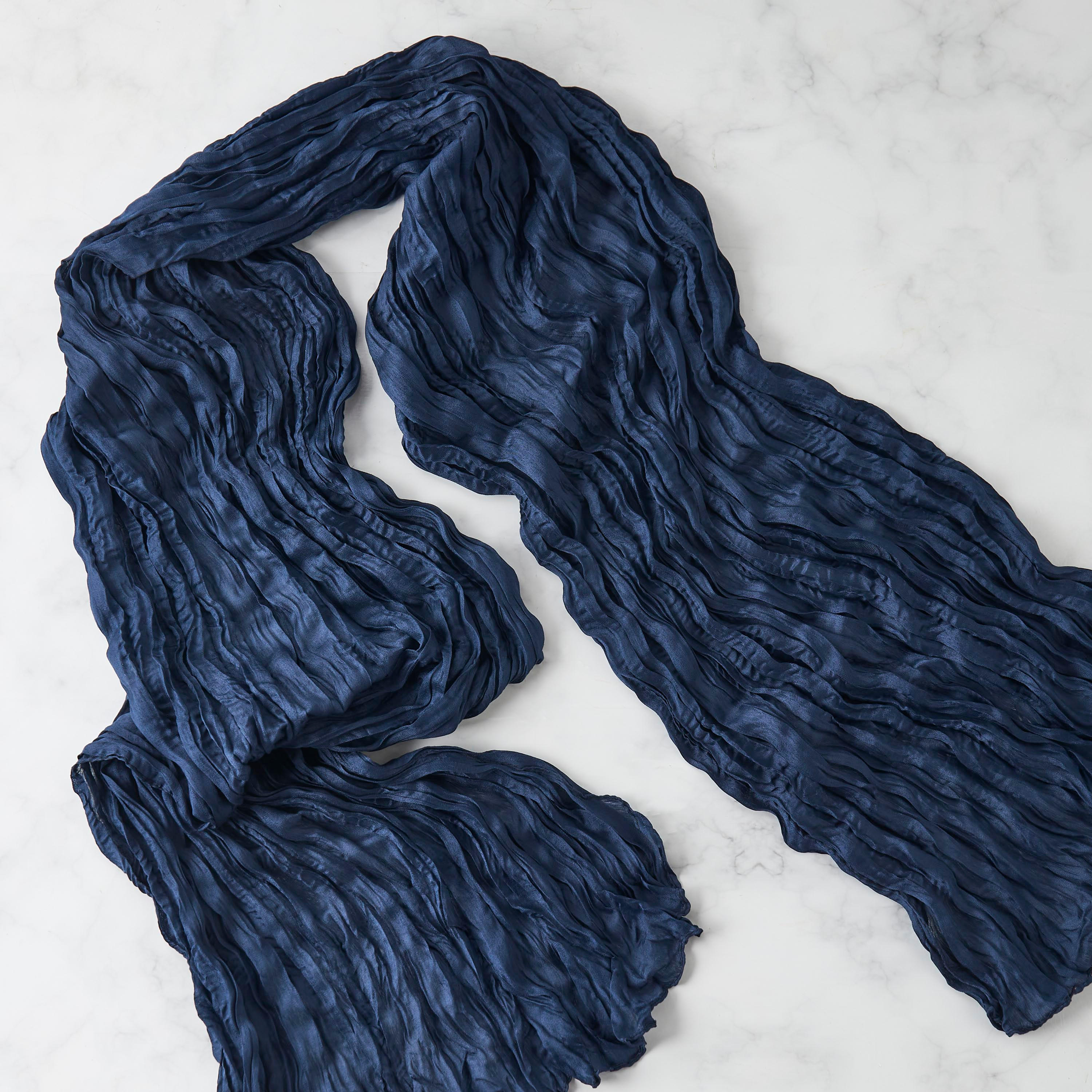 Crinkled Texture Table Runner - 90x180 cms-household-dining-tablelinen-runnersandtablecovers-image-3