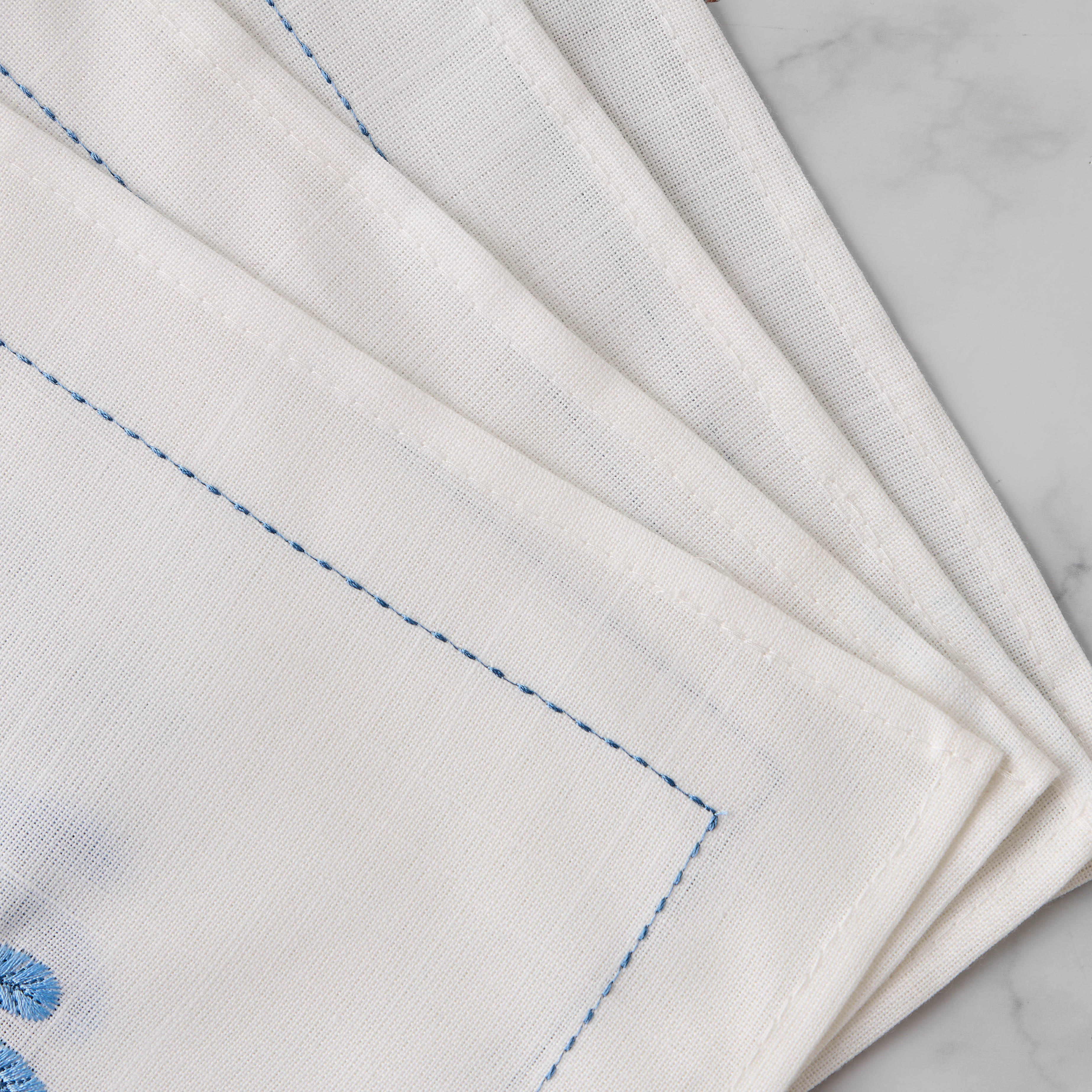 Palm Tree Embroidered 4-Piece Placemat Set - 45x30 cms-household-dining-tablelinen-placemats-image-3
