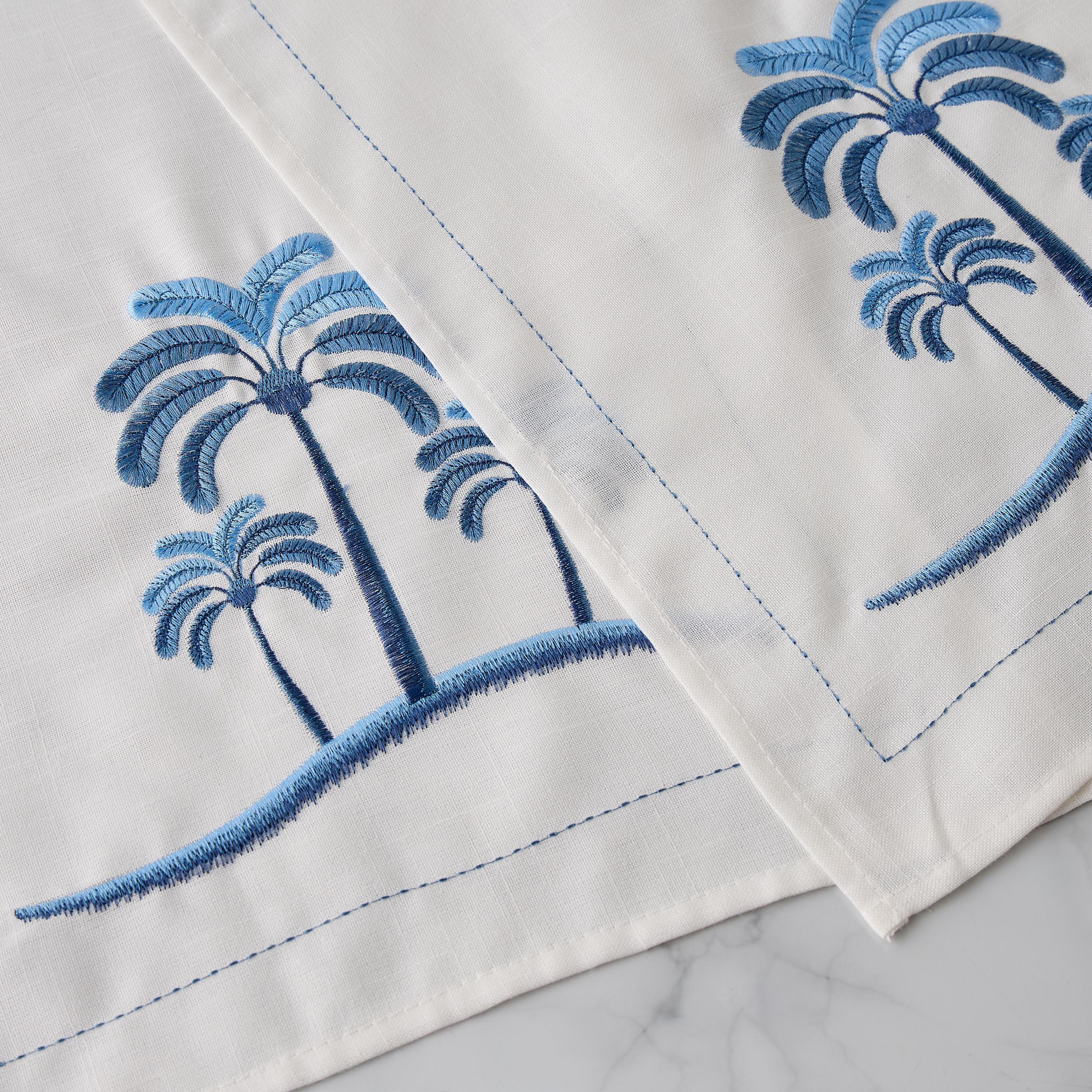 Palm Tree Embroidered Table Runner - 180x33 cms-household-dining-tablelinen-runnersandtablecovers-image-4