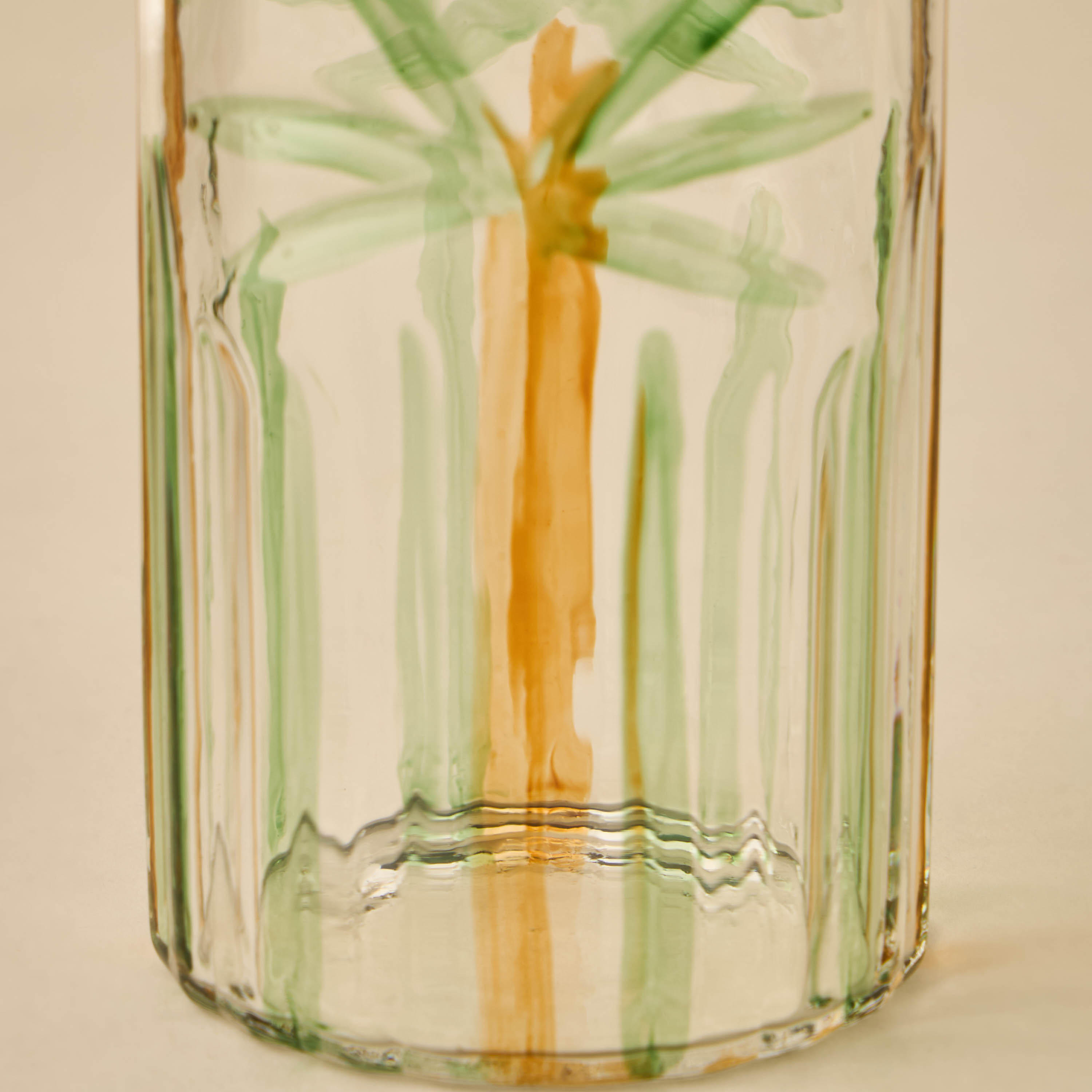 Palm Tree Print Glass Water Bottle-household-dining-drinkserveware-bottles-image-3