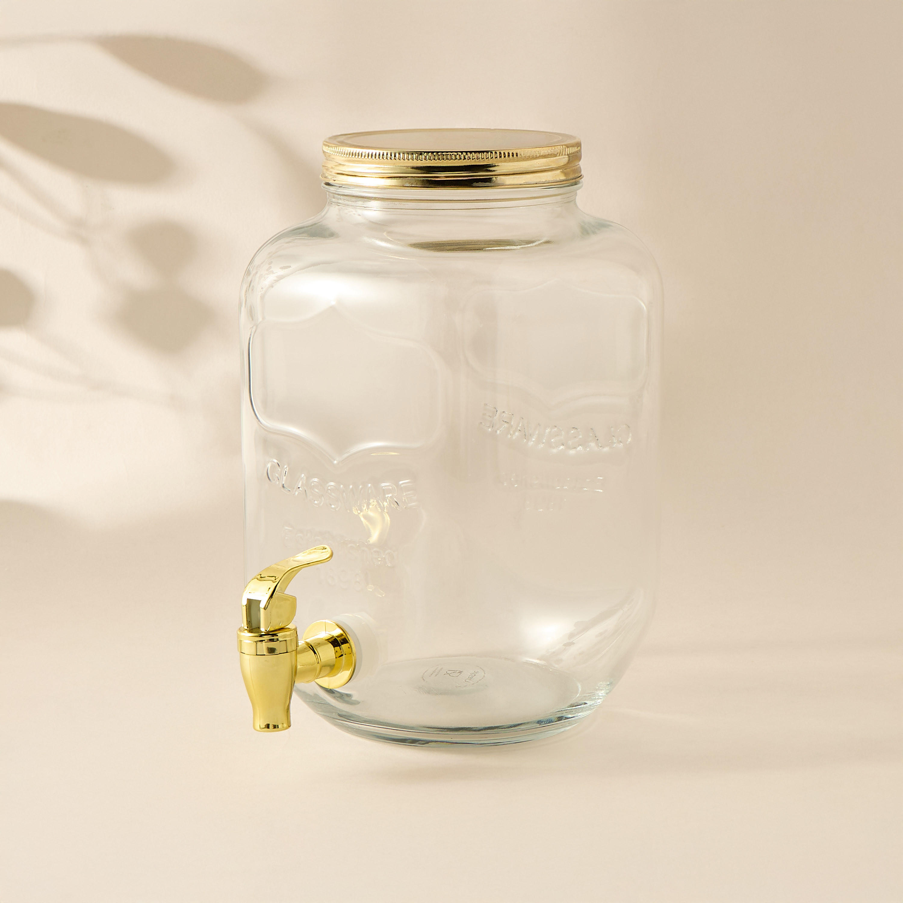 Summer Hot Flower 3-Piece Glass Dispenser and Rack Set - 5 L-household-dining-drinkserveware-dispensers-image-3