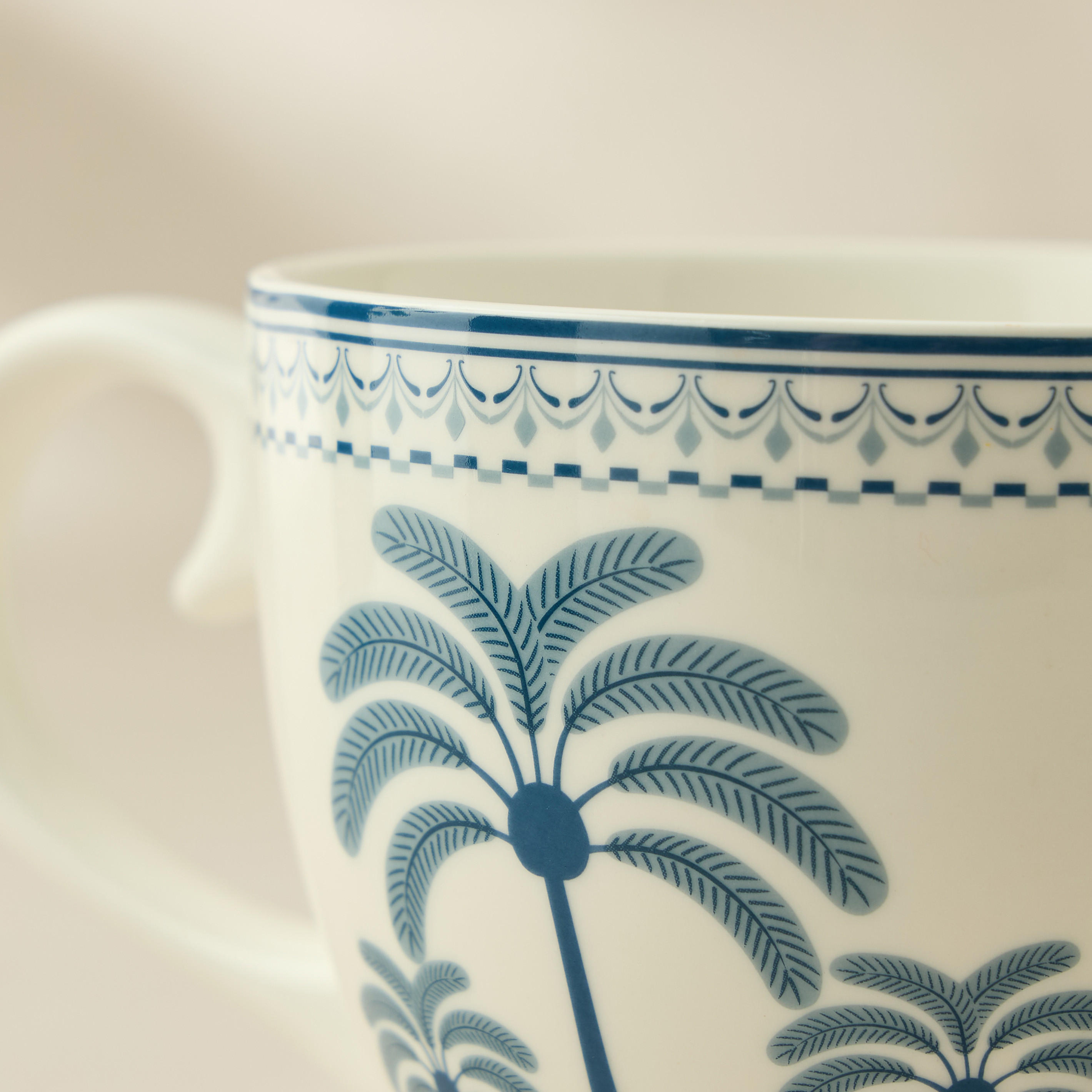 Palm Tree Print Bone China Mug - 360 ml-household-dining-teaandcoffee-mugsandcups-image-3