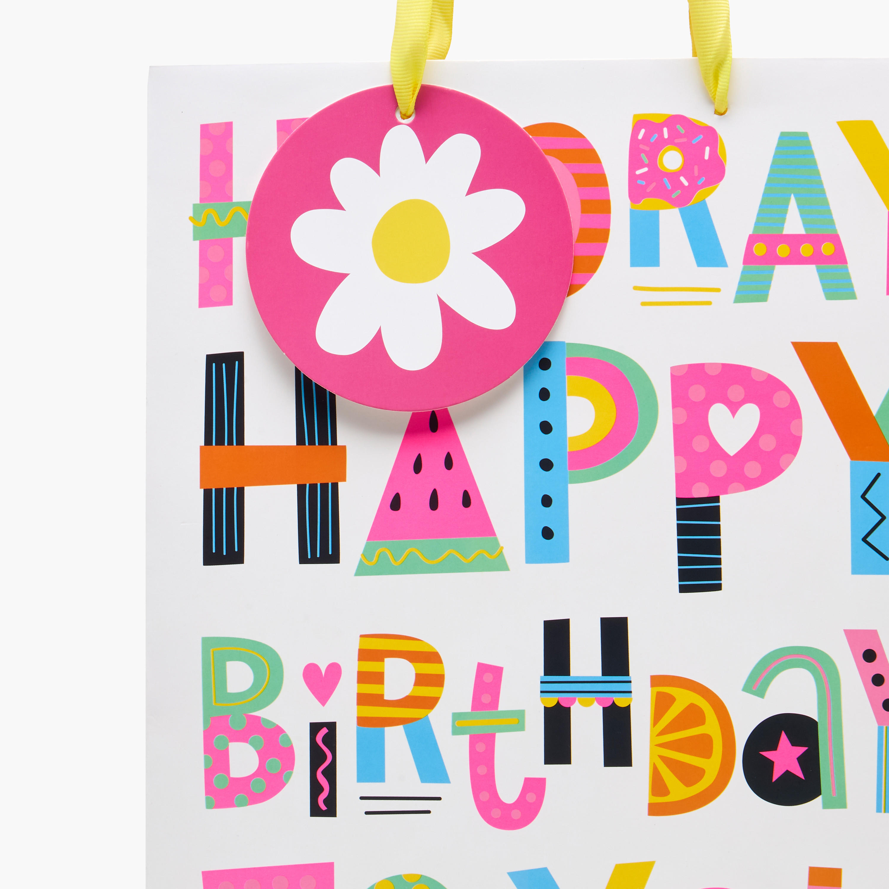 Findz Happy Birthday Print Paper Gift Bag - Large-household-giftingaccessories-giftings-image-3