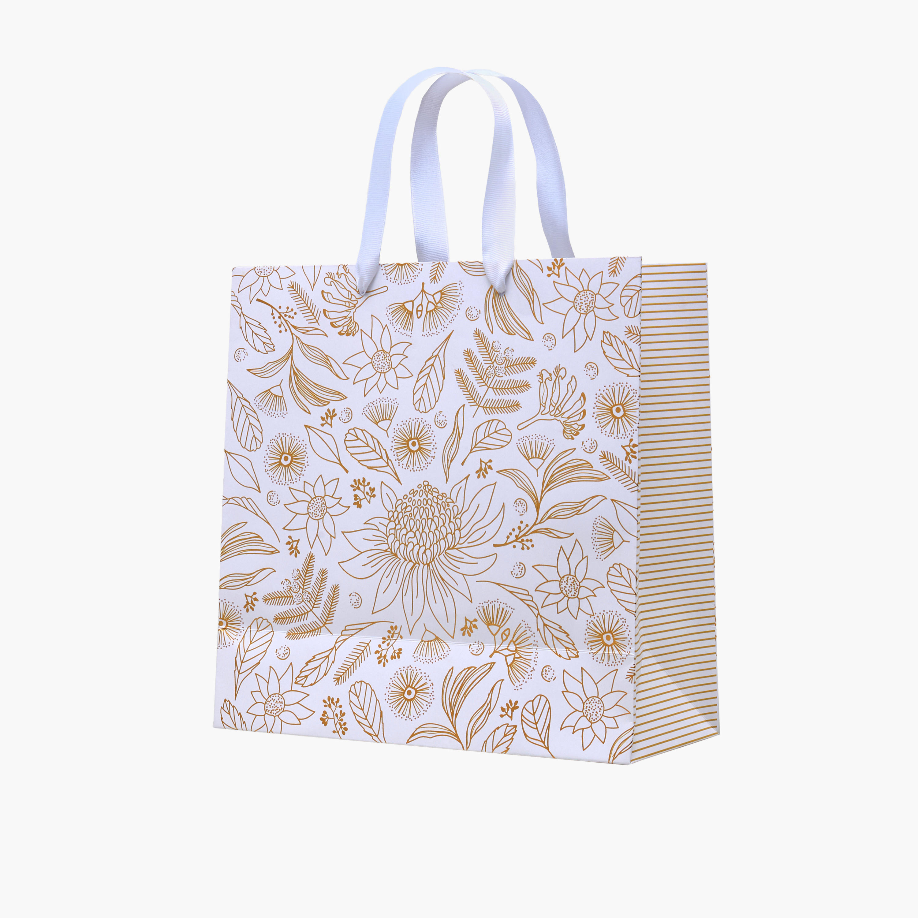 Findz Floral Print Paper Gift Bag - Large-household-giftingaccessories-giftings-image-2