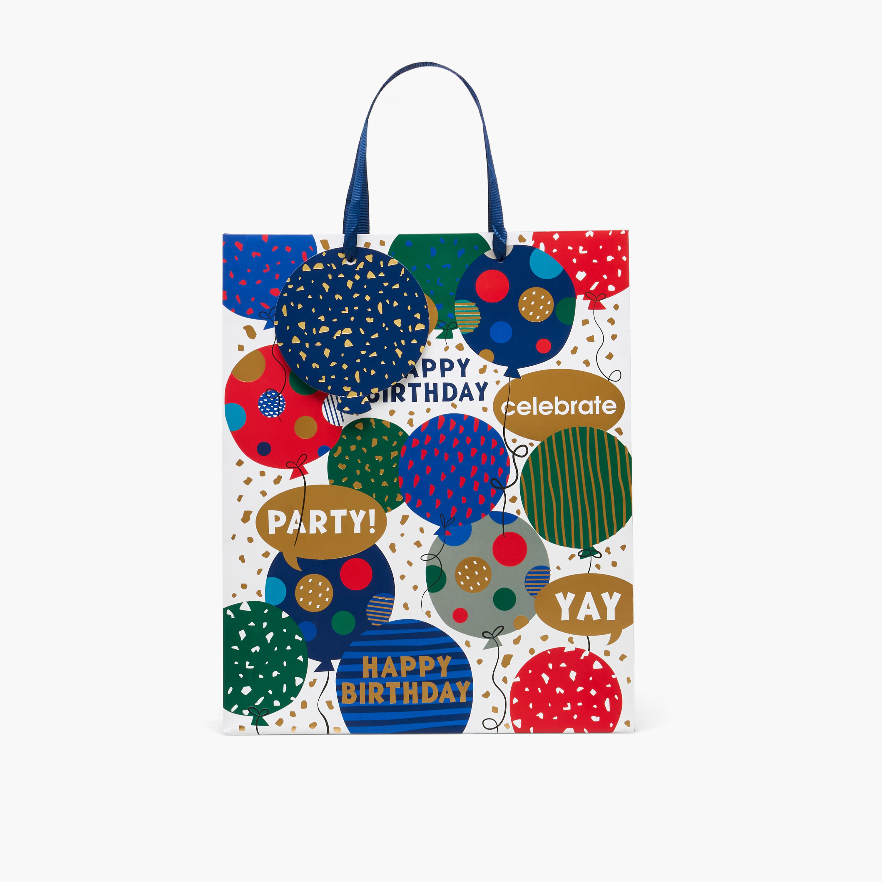 شنطة هدايا ورق بطبعات بالون من فايندز - كبيرة جدًا-household-giftingaccessories-giftings-image-1
