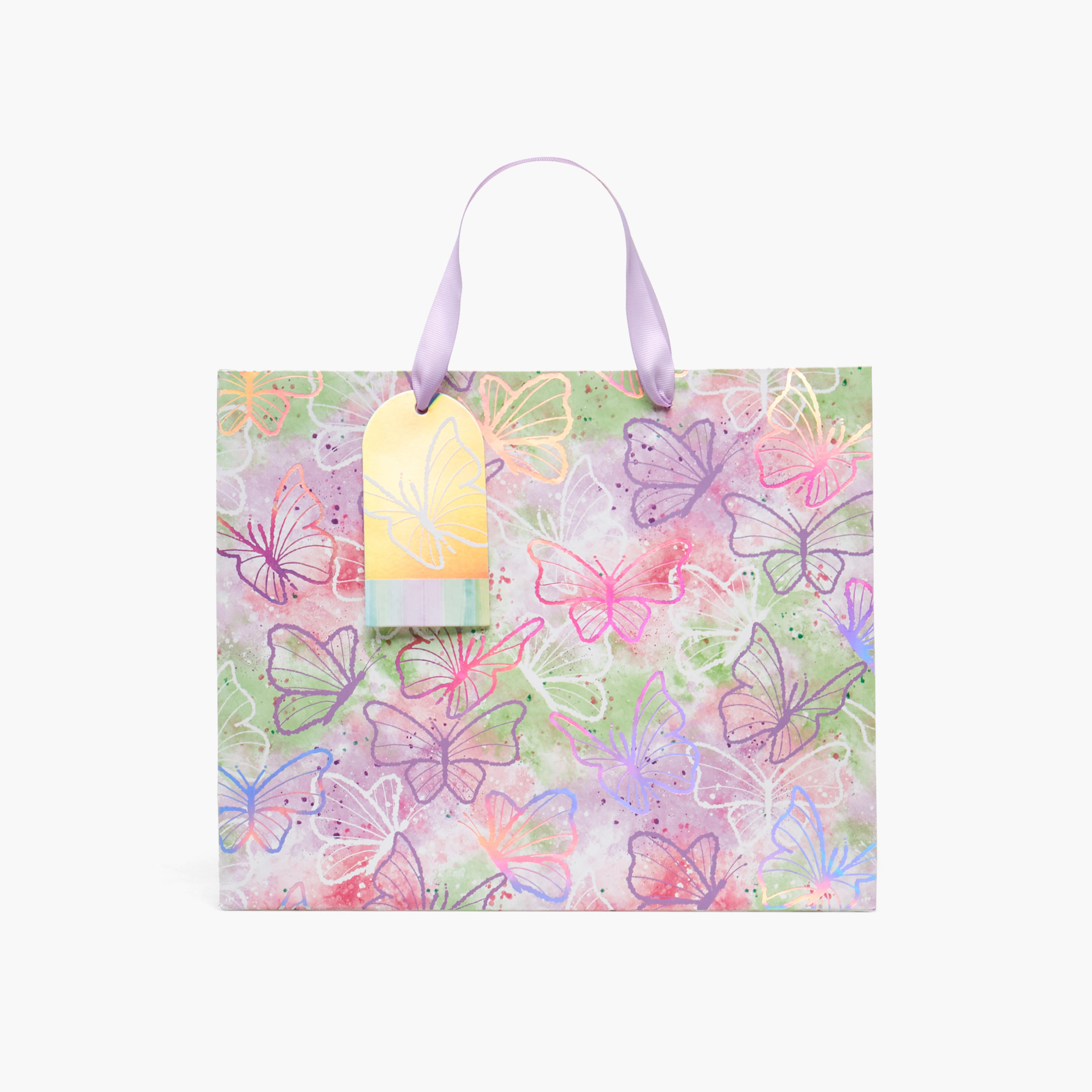 Findz Butterfly Print Paper Gift Bag - Large-household-giftingaccessories-giftings-image-1