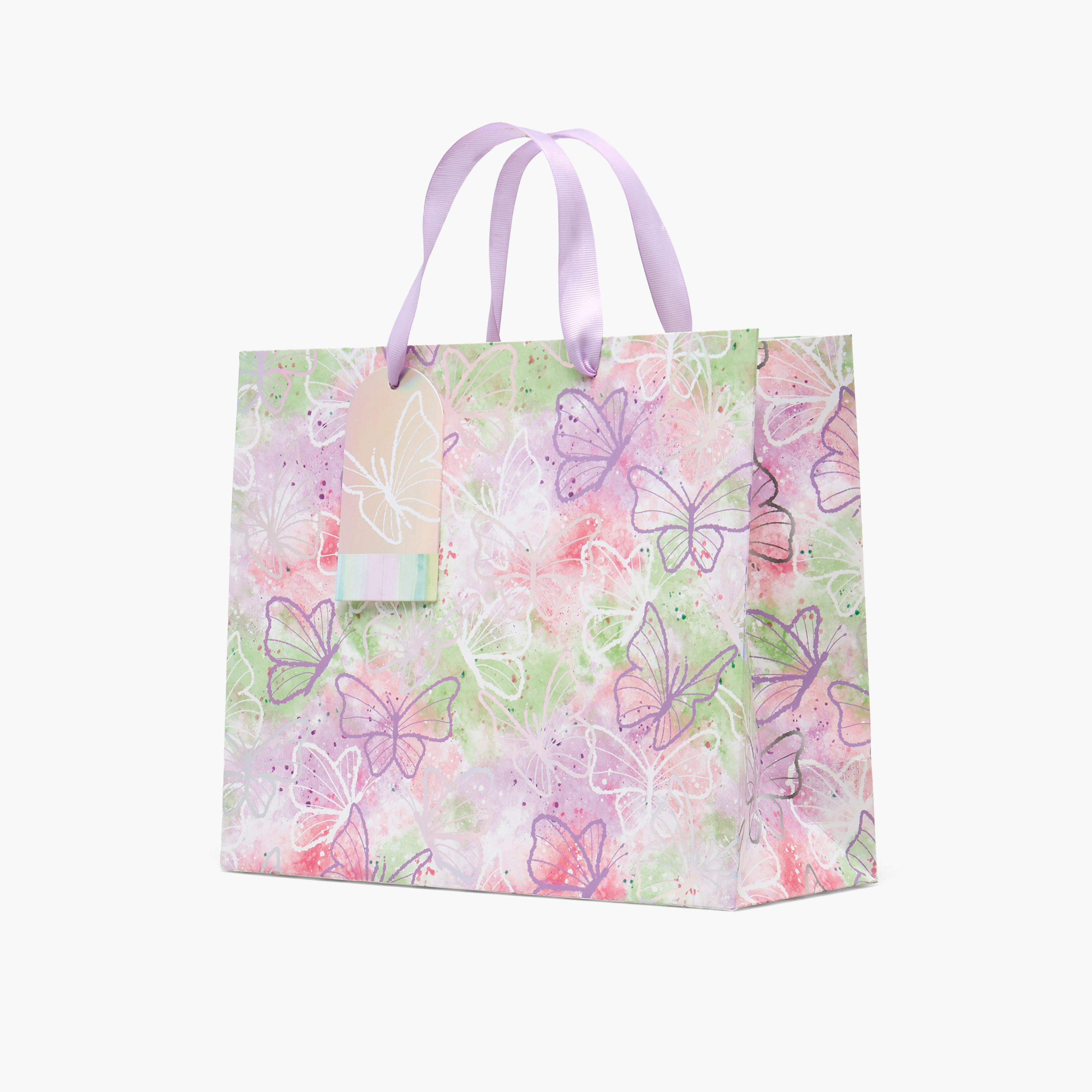 Findz Butterfly Print Paper Gift Bag - Large-household-giftingaccessories-giftings-image-2