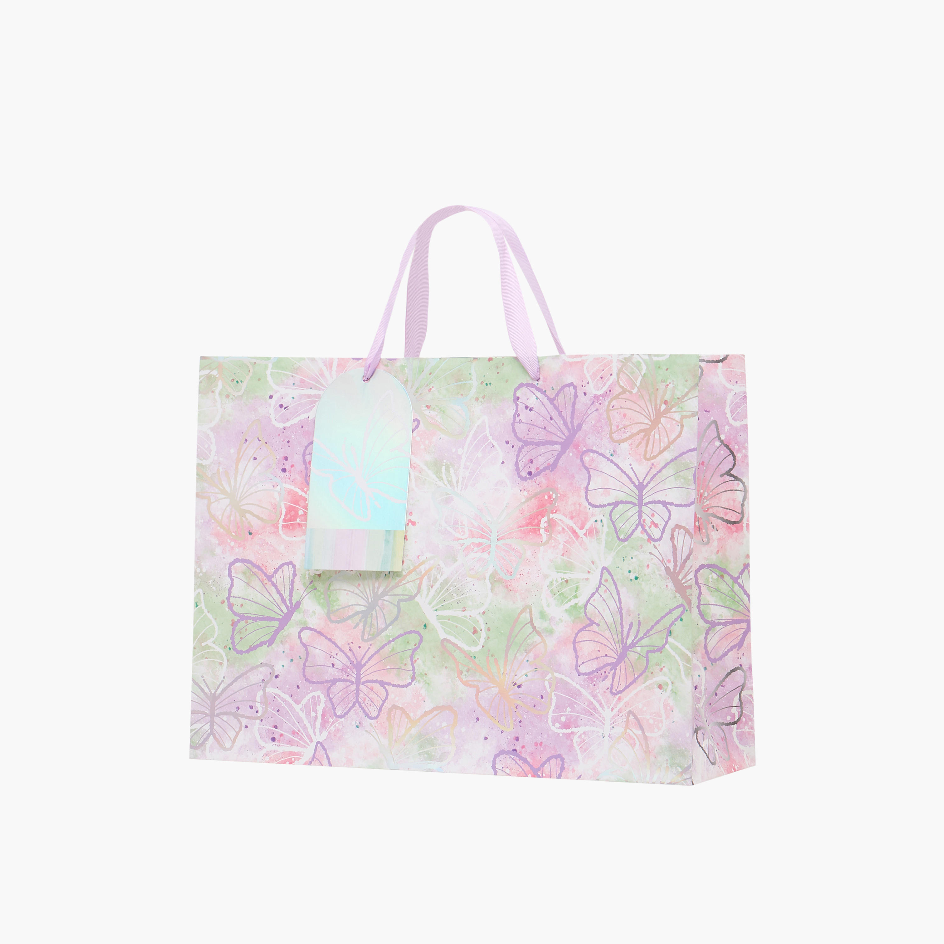 Findz Butterfly Print Extra Large Gift Bag - 42x31x12 cms-household-giftingaccessories-giftings-image-2