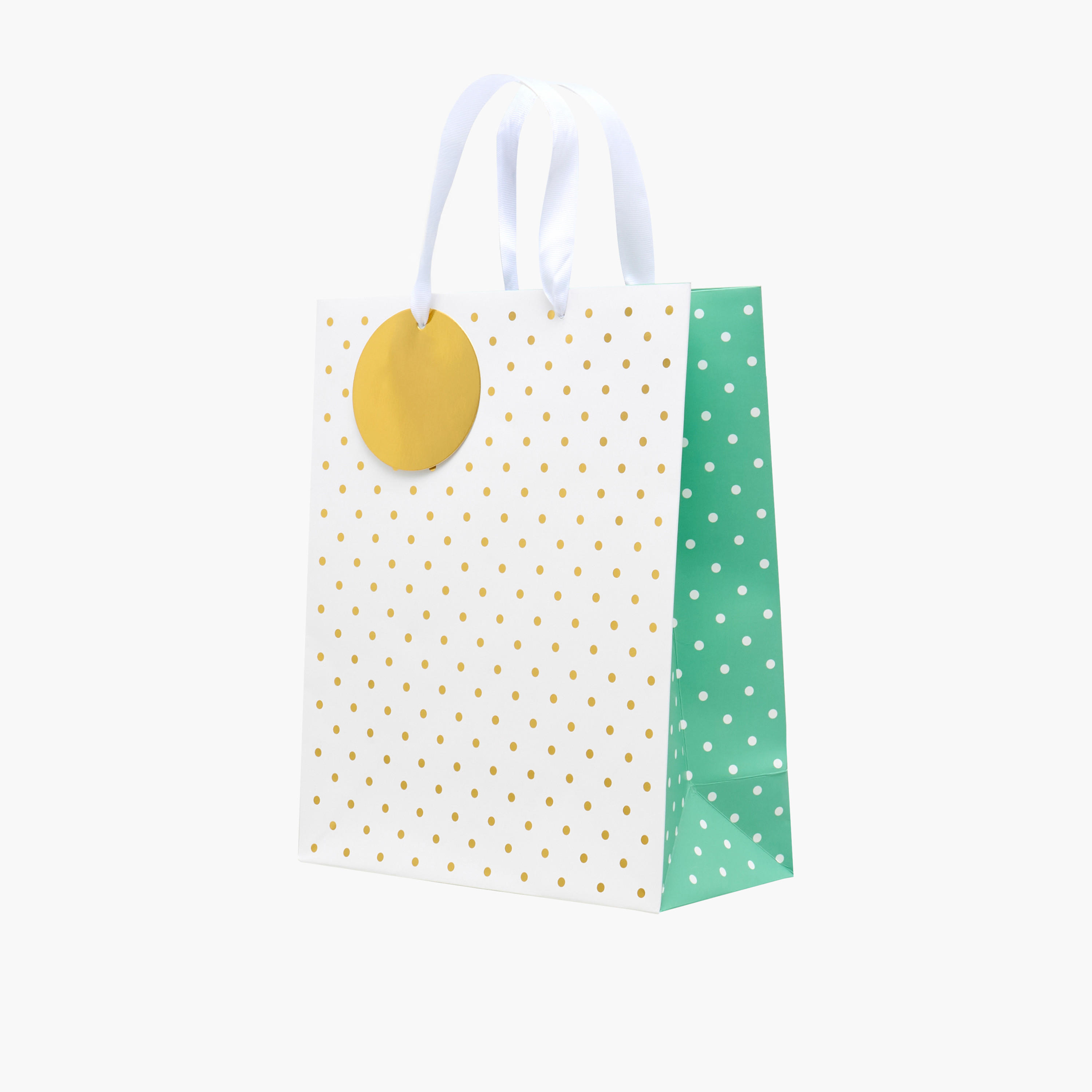 Findz Polka Dot Print Paper Gift Bag - Large-household-giftingaccessories-giftings-image-2