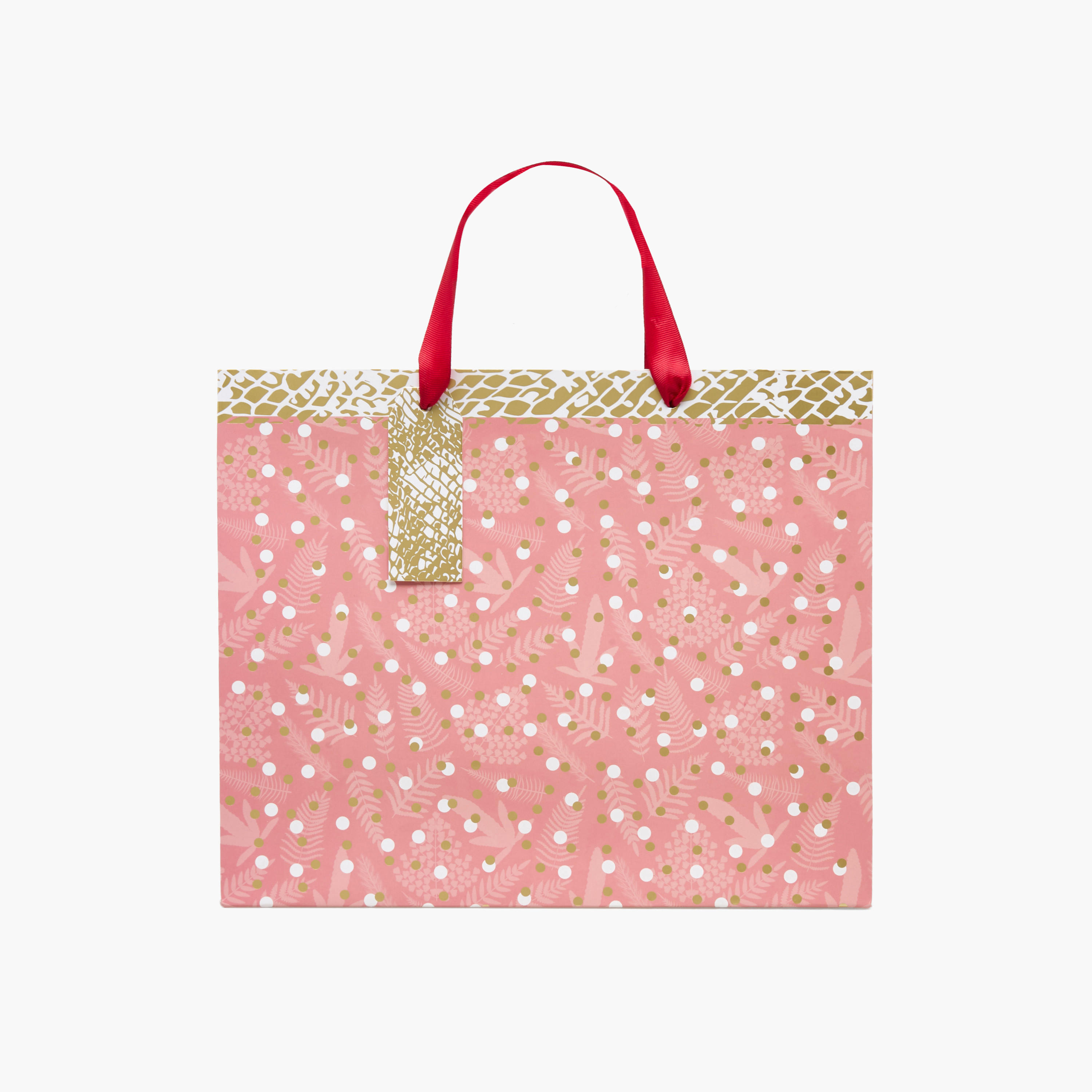 Findz Polka Dot Print Paper Gift Bag - Large-household-giftingaccessories-giftings-image-1