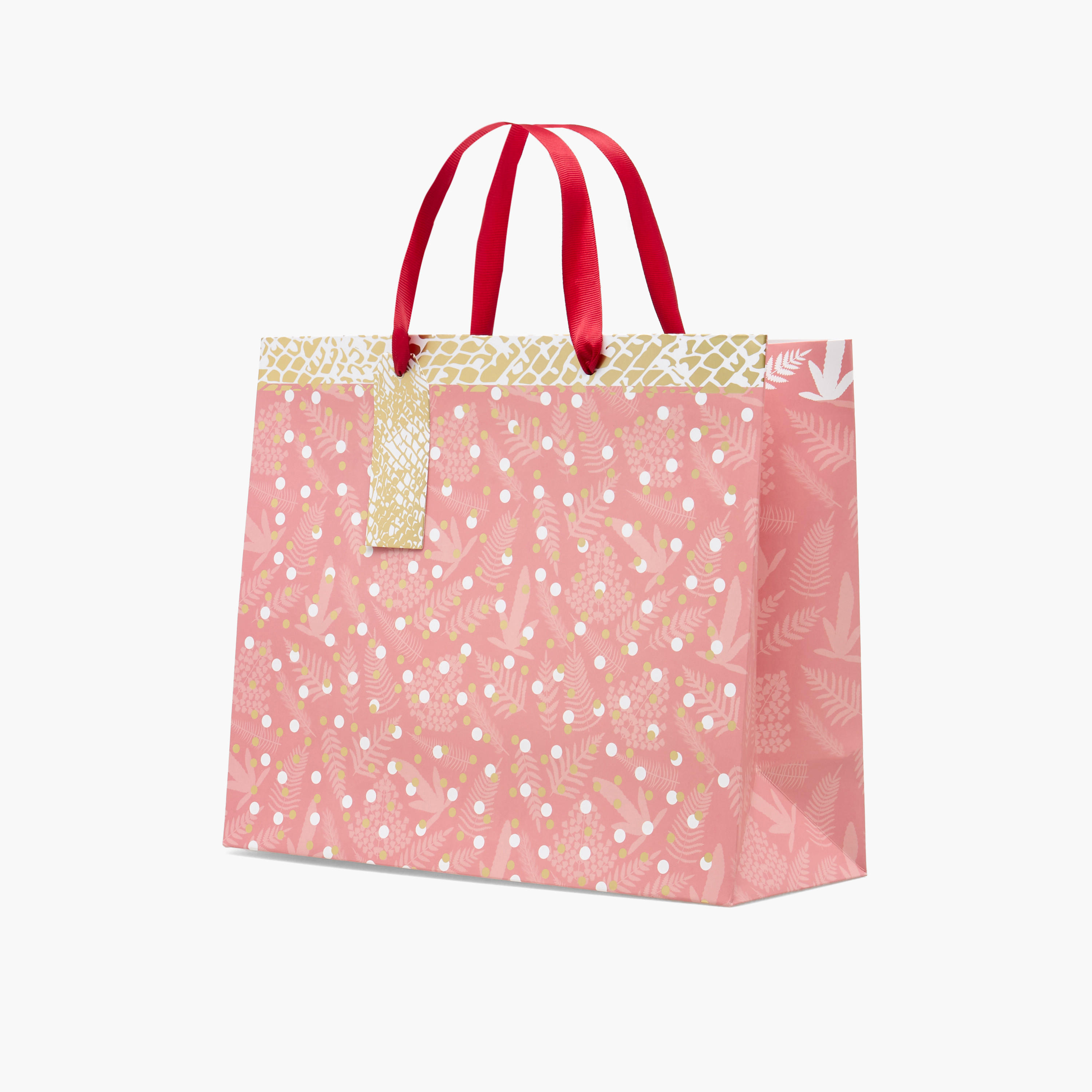 Findz Polka Dot Print Paper Gift Bag - Large-household-giftingaccessories-giftings-image-2
