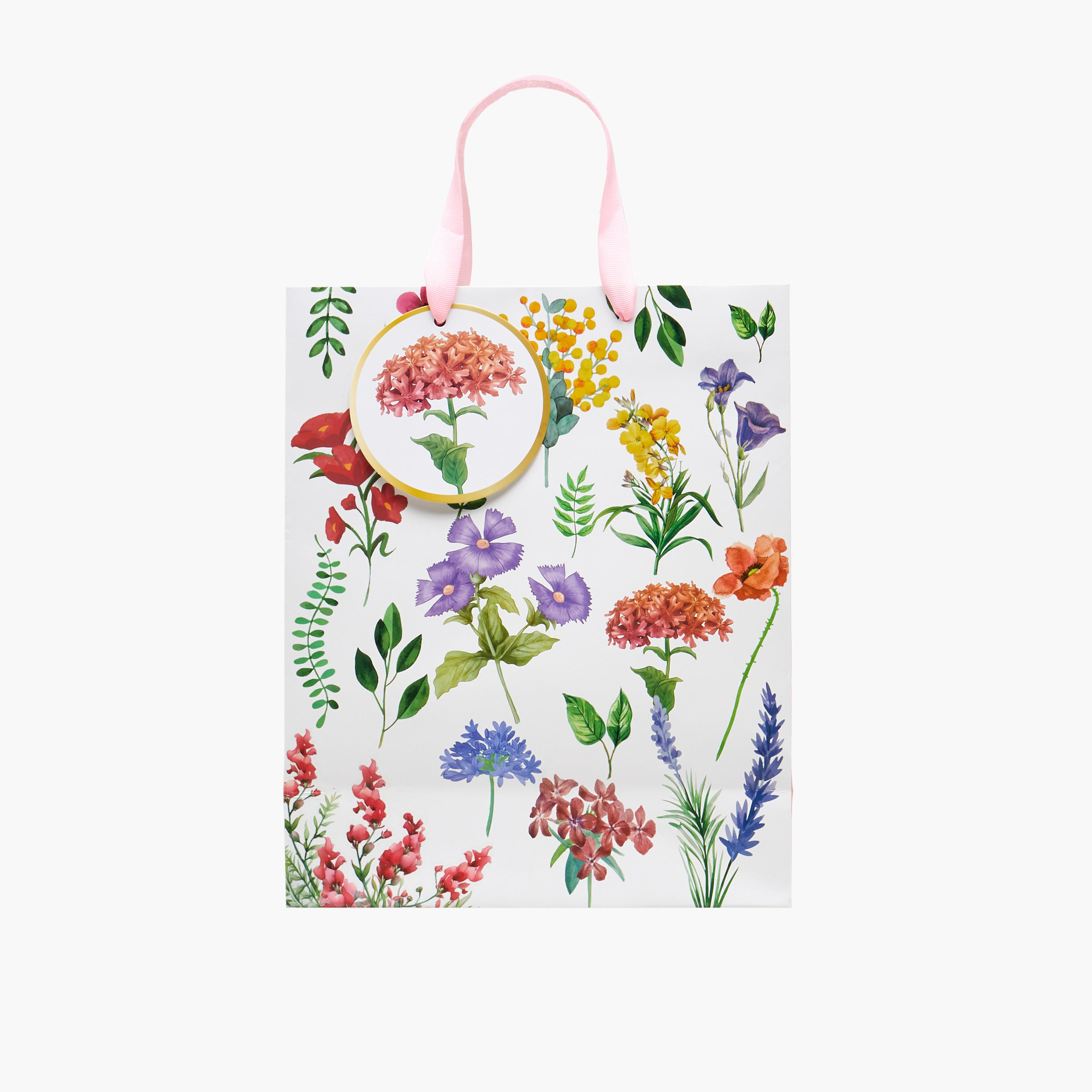Findz Floral Print Paper Gift Bag - Large-household-giftingaccessories-giftings-image-1