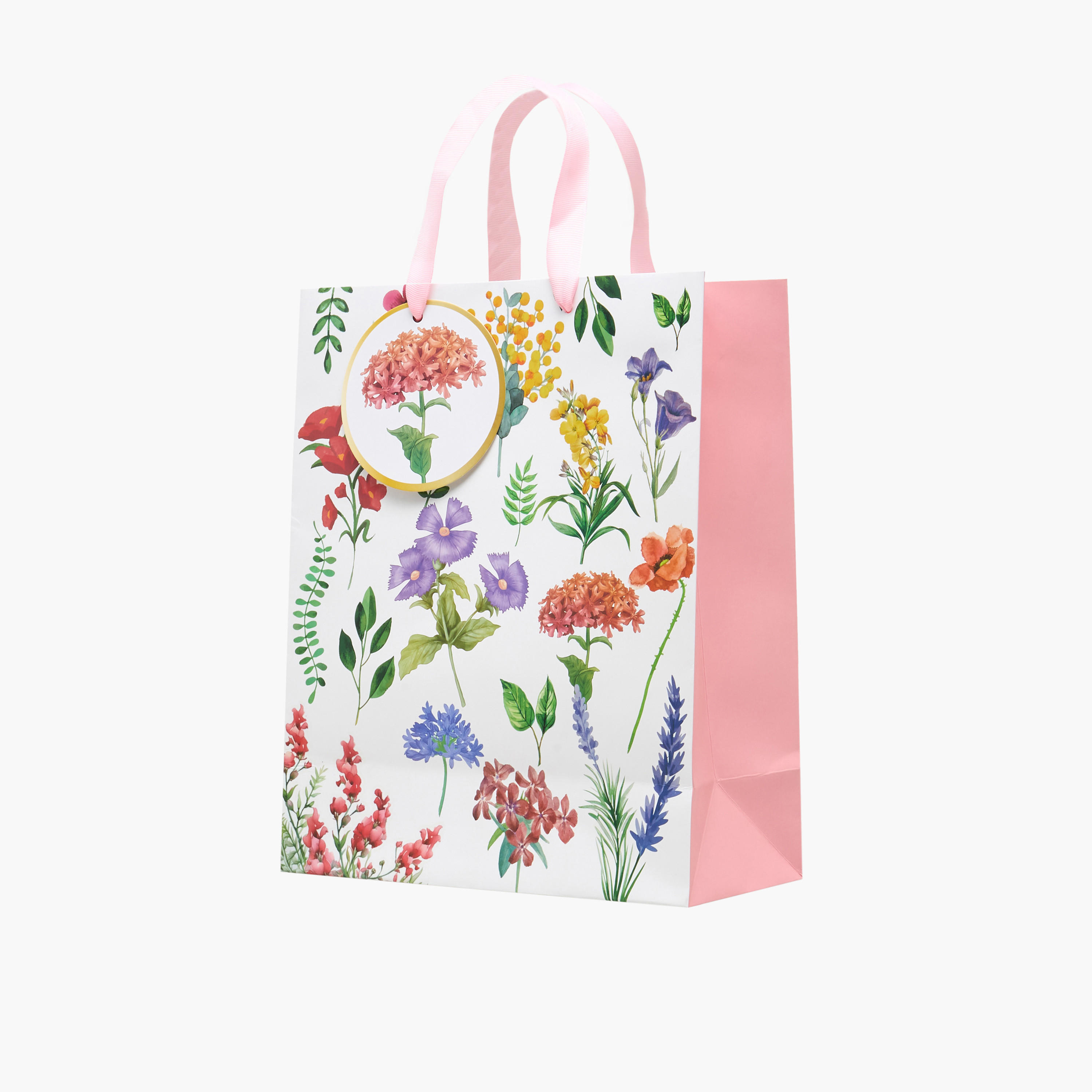 Findz Floral Print Paper Gift Bag - Large-household-giftingaccessories-giftings-image-2