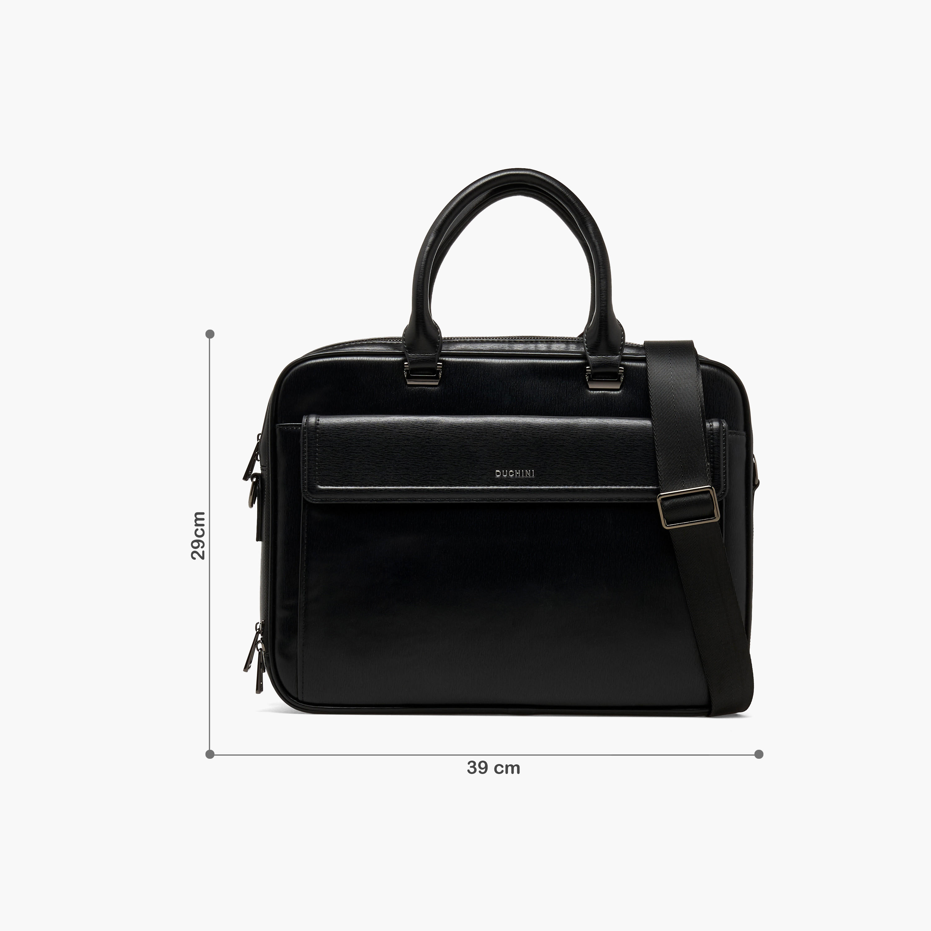 Duchini Men 90 Degree Opening Laptop Bag-men-bags-image-2