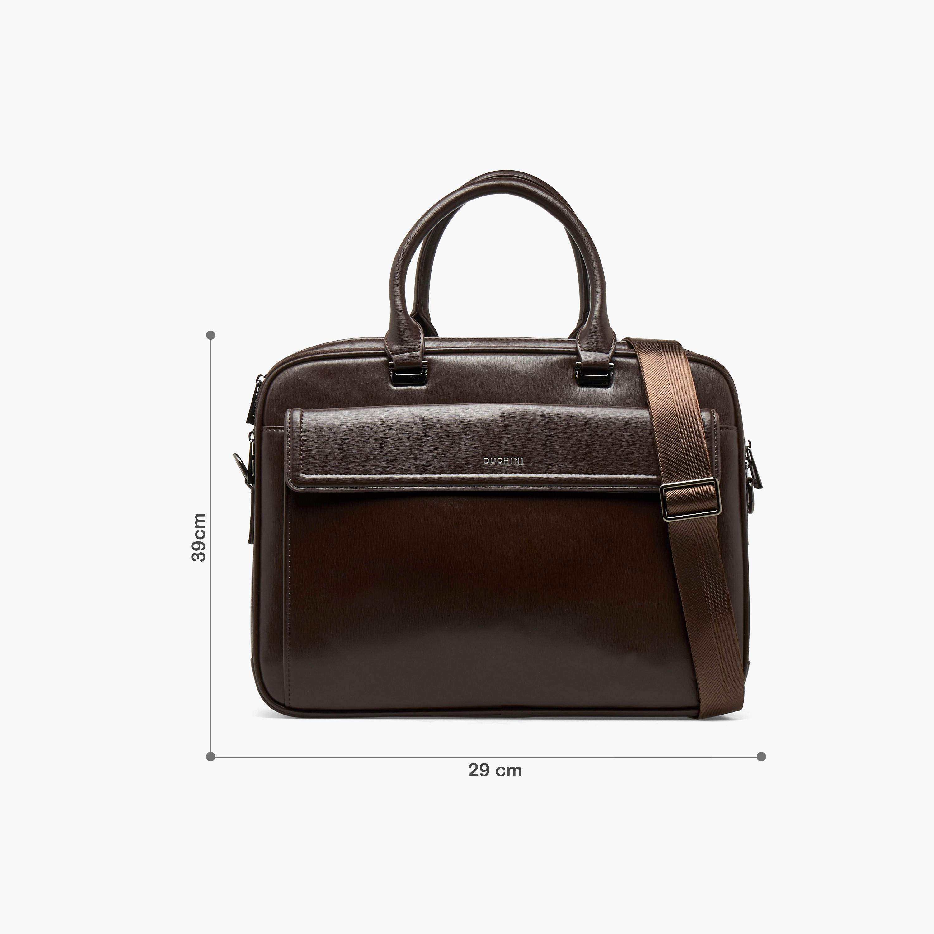 Duchini Men 90 Degree Opening Laptop Bag-men-bags-image-2