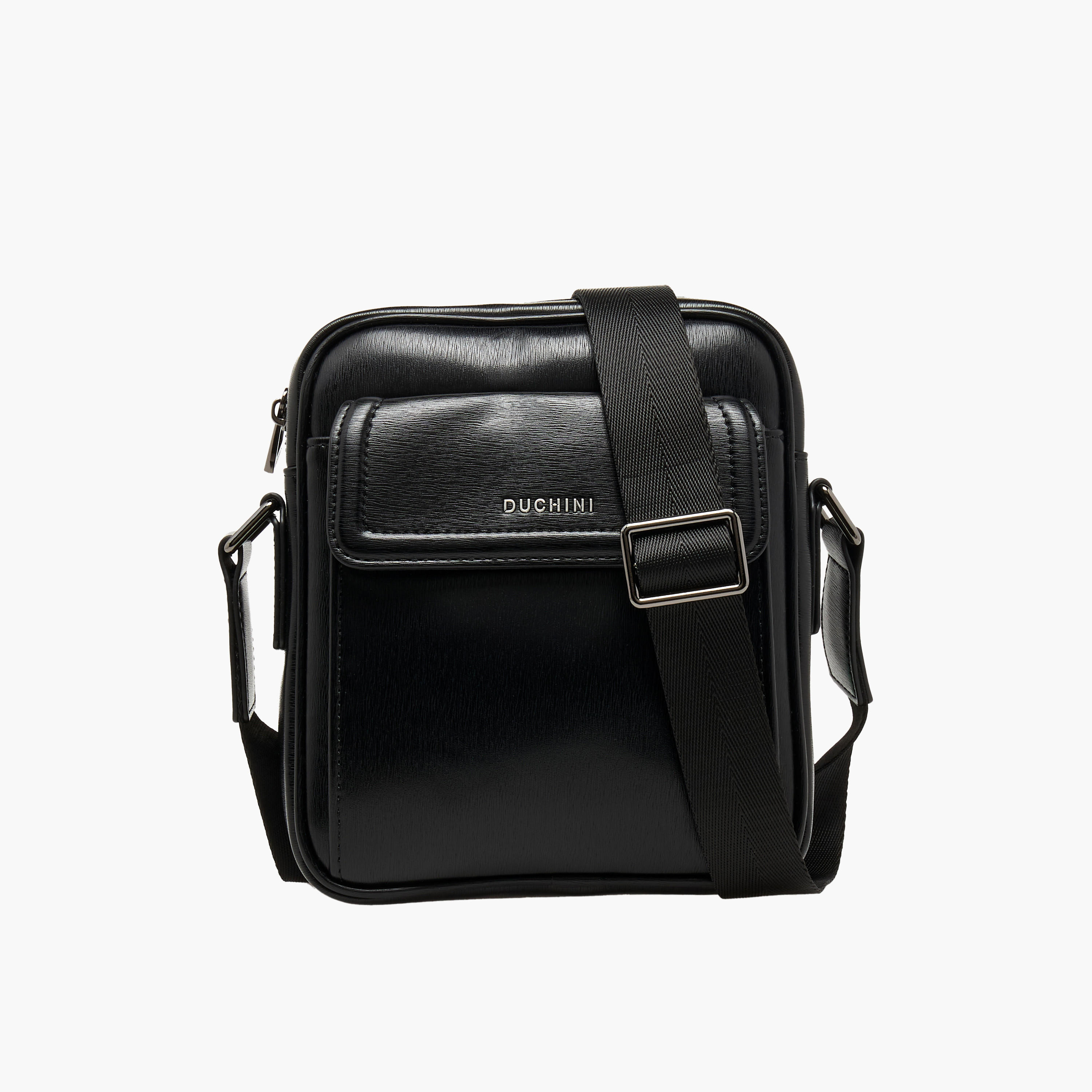 Duchini Men Adjustable Strap Crossbody Bag-men-bags-image-1