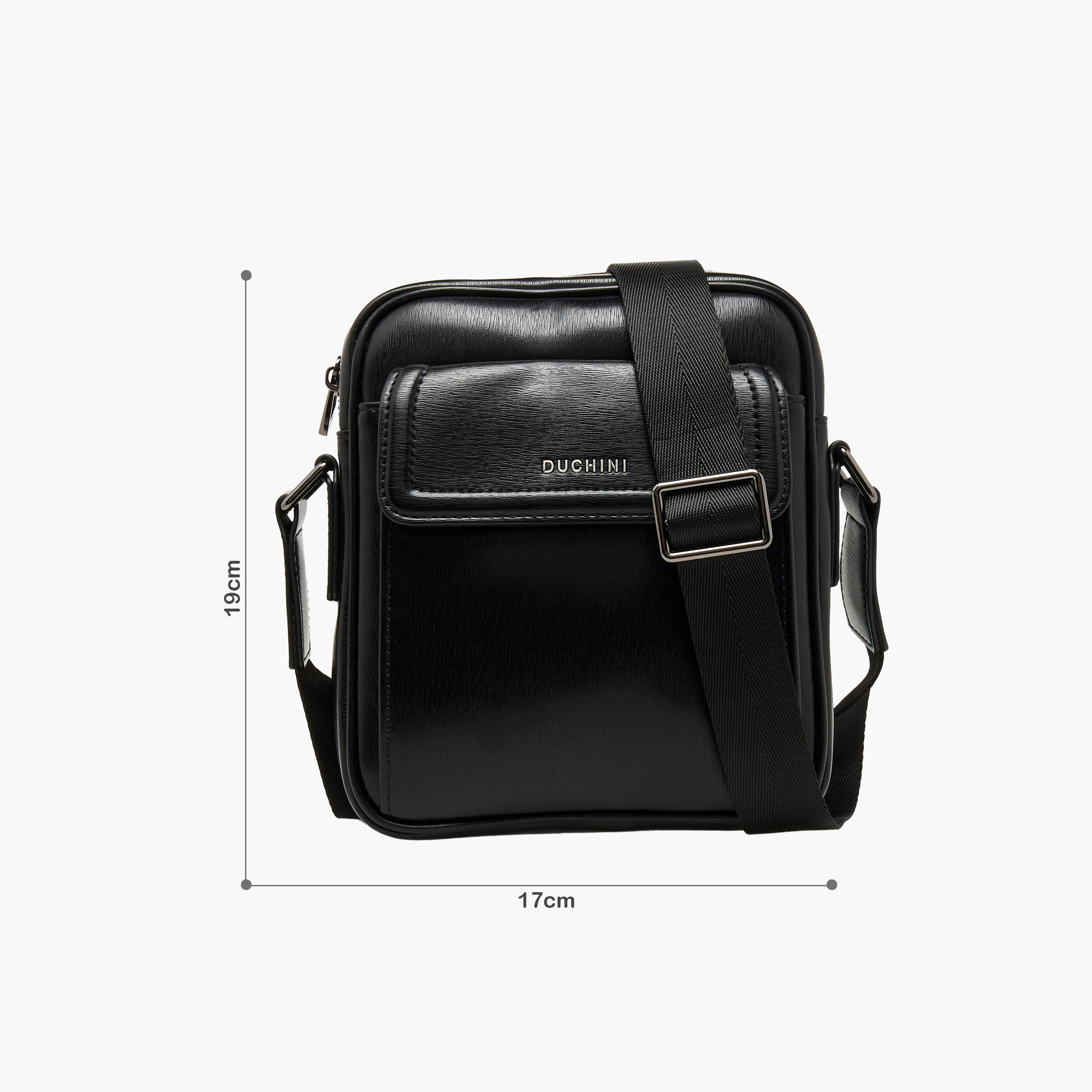 Duchini Men Adjustable Strap Crossbody Bag-men-bags-image-2