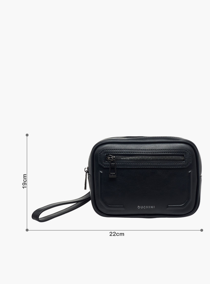 شنطة صغيرة بارزة الملمس بسوار معصم للرجال من دوتشيني-men-bags-image-2