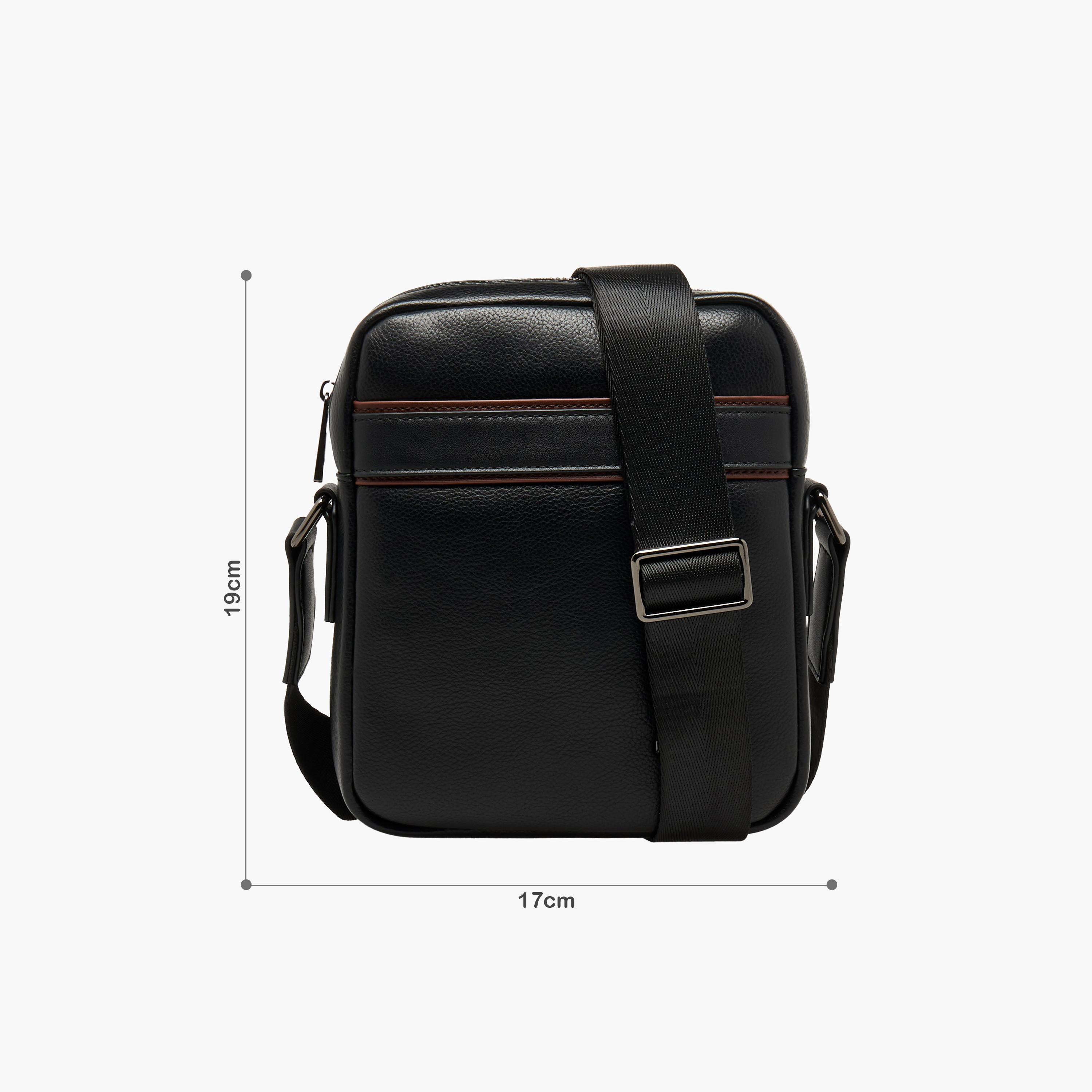 Duchini Men Adjustable Strap Crossbody Bag-men-bags-image-2