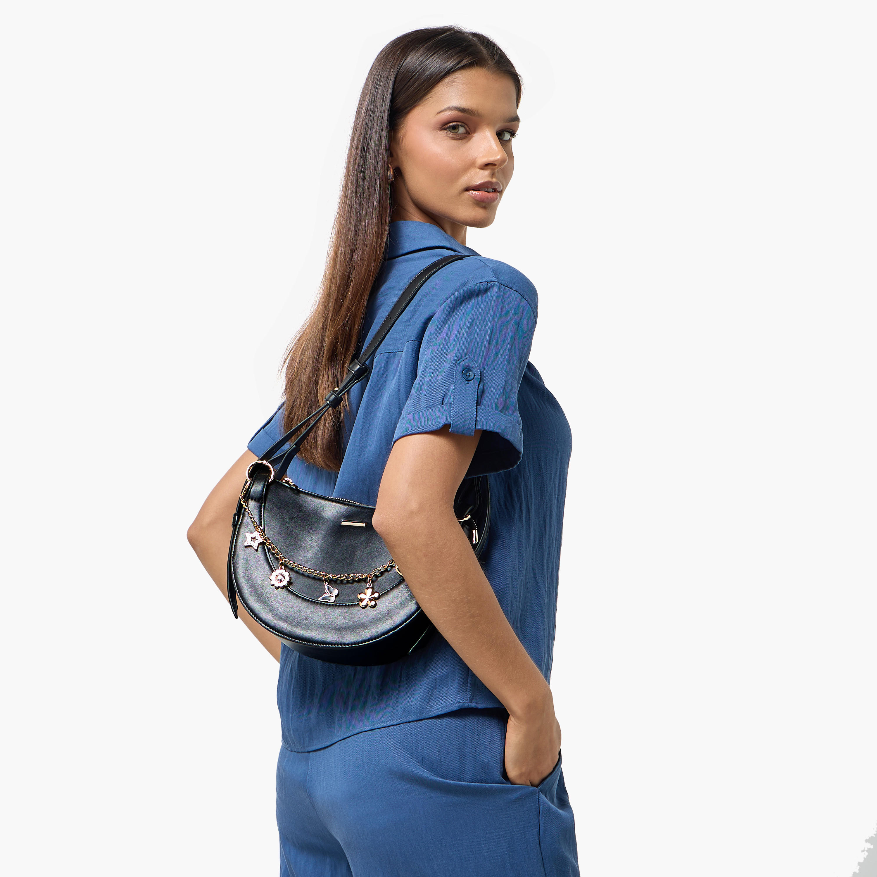 Adore HYG Charm Accent Shoulder Bag with Adjustable Strap-women-bagsandwallets-handbags-image-2