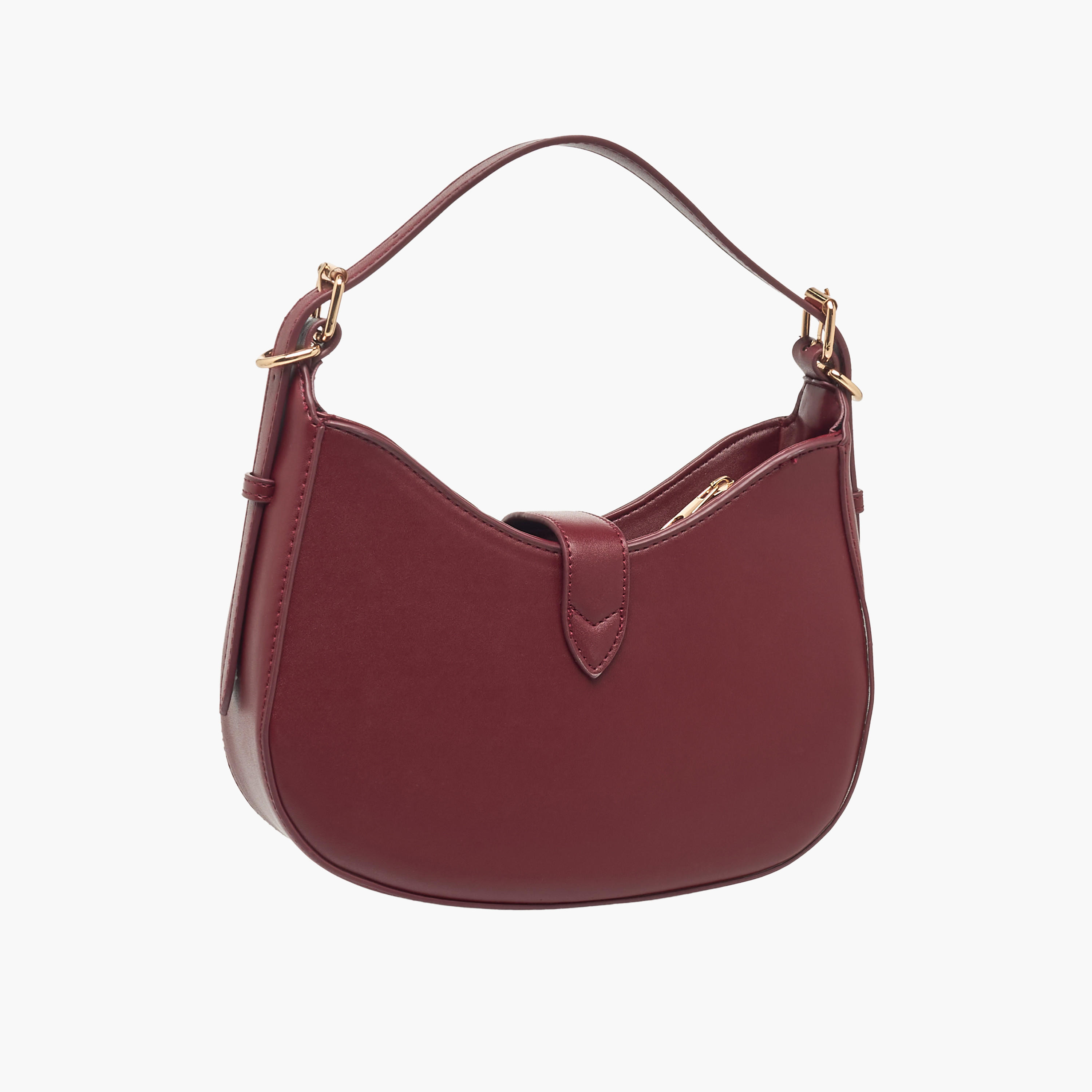 Adore Lock Charm Detail Crossbody Bag with Detachable Strap-women-bagsandwallets-handbags-image-4