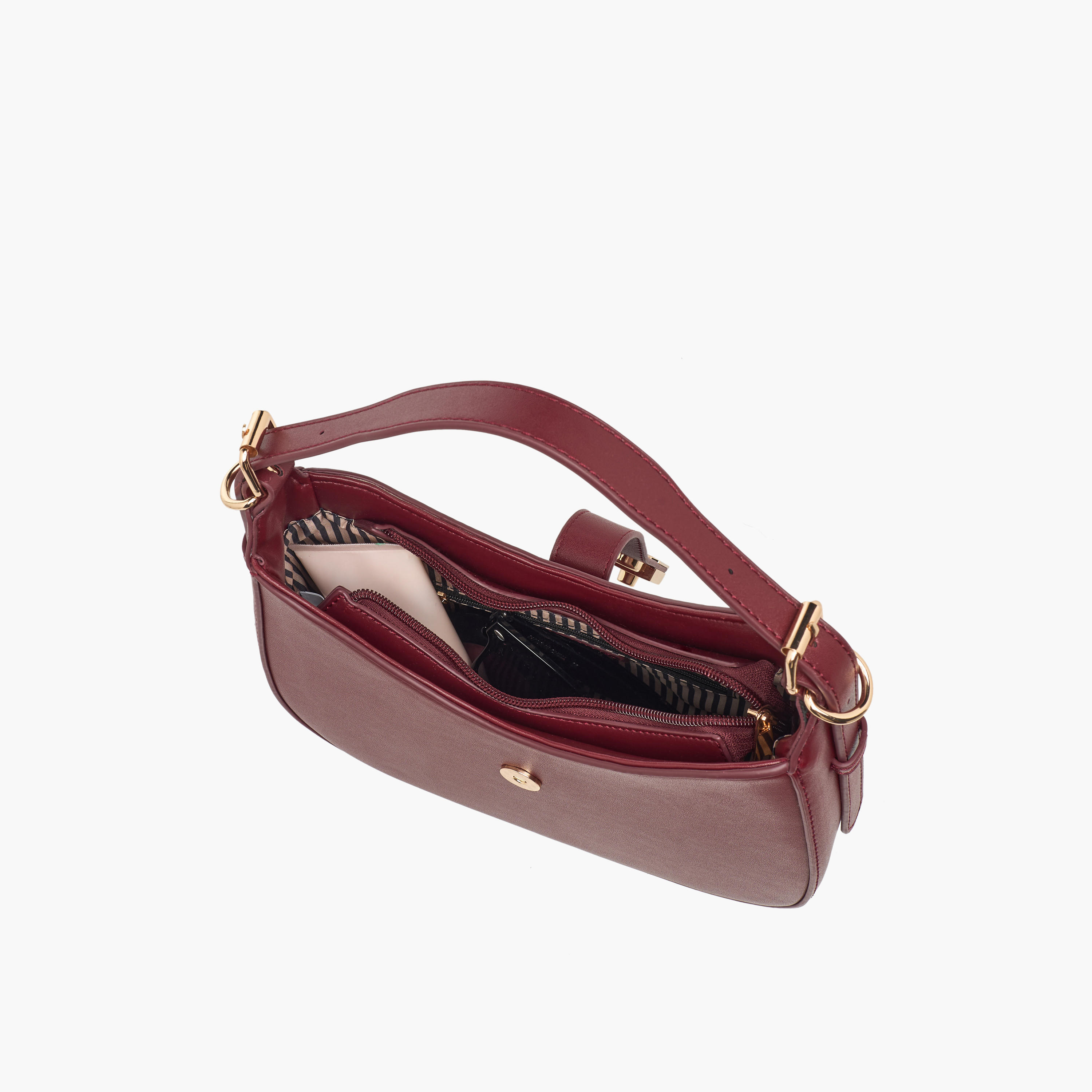 Adore Lock Charm Detail Crossbody Bag with Detachable Strap-women-bagsandwallets-handbags-image-9