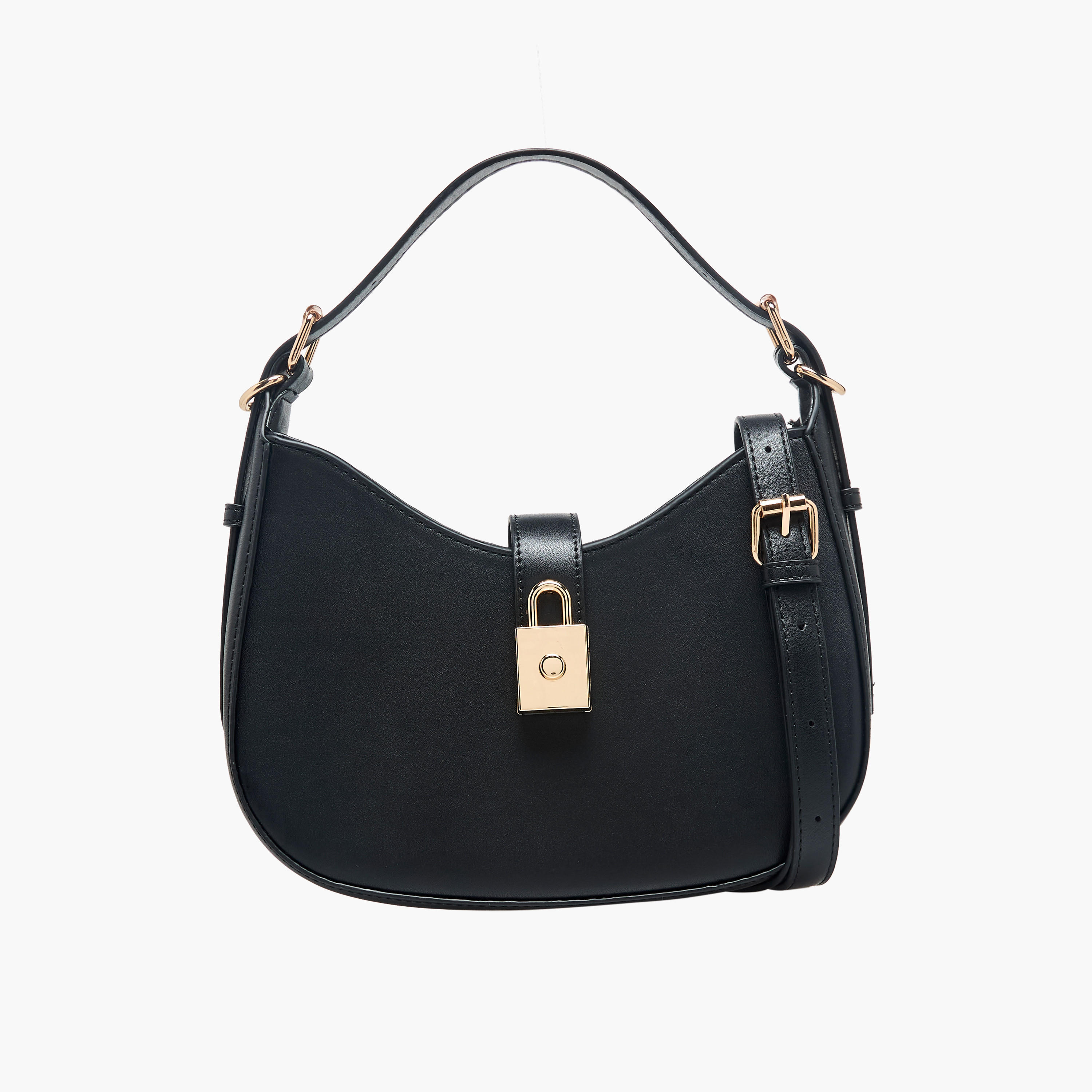 شنطة كروس بودي بتفاصيل دلايّة قفل مع حزام قابل للفصل من أدور-women-bagsandwallets-handbags-image-1