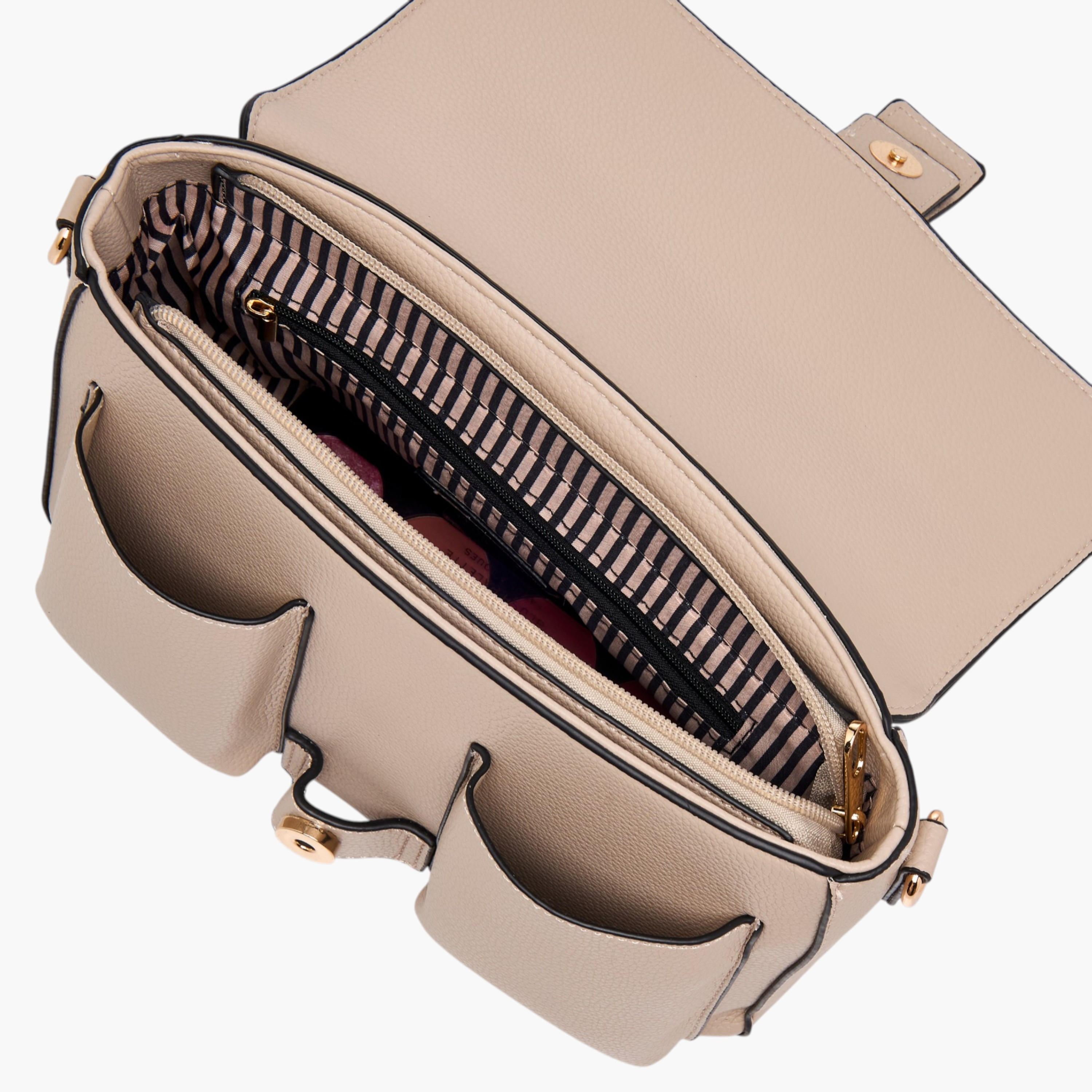 شنطة كروس بودي بارزة الملمس بحزام قابل للفصل أتش واي دي من أدور-women-bagsandwallets-handbags-image-7