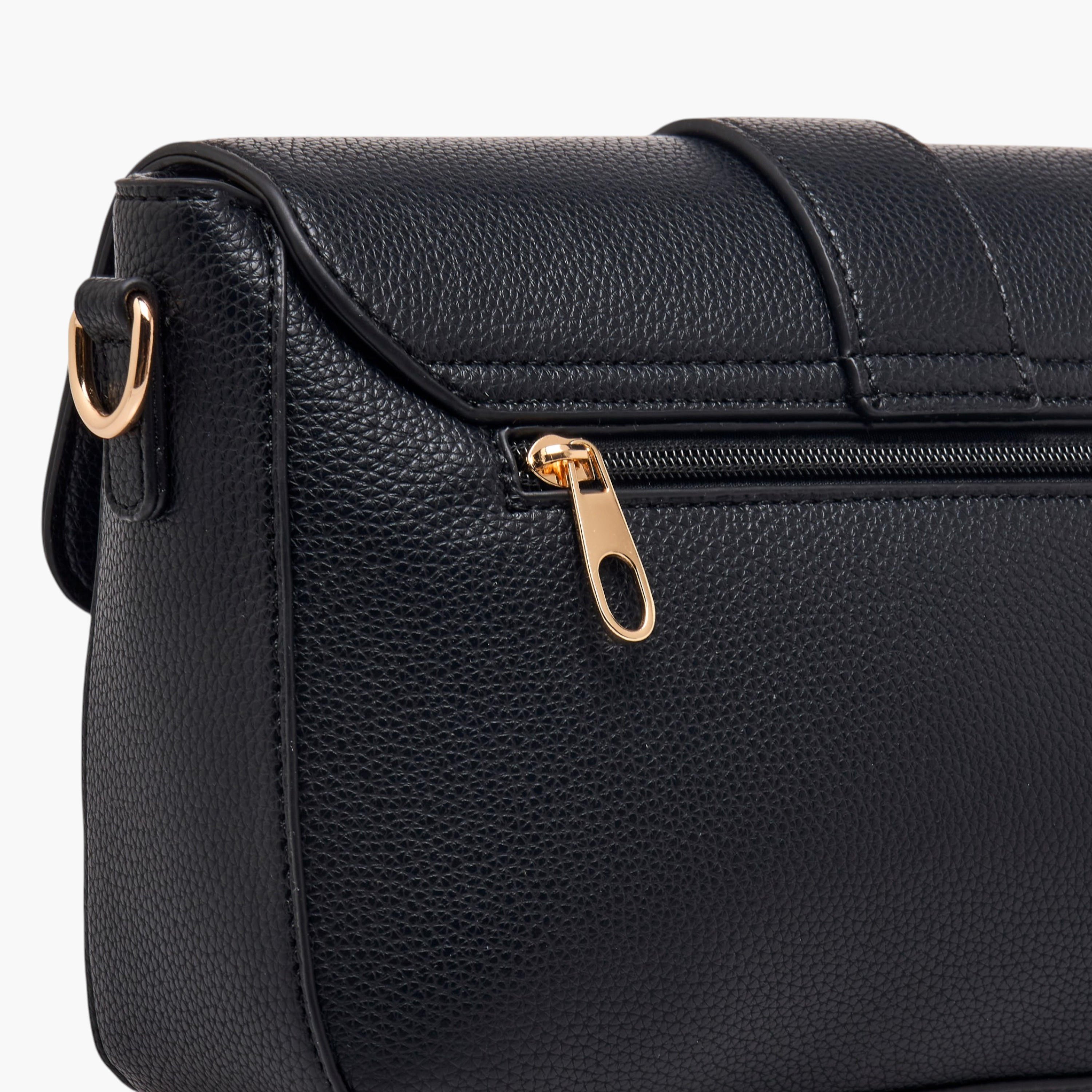 Adore HYG Textured Crossbody Bag with Detachable Strap-women-bagsandwallets-handbags-image-5