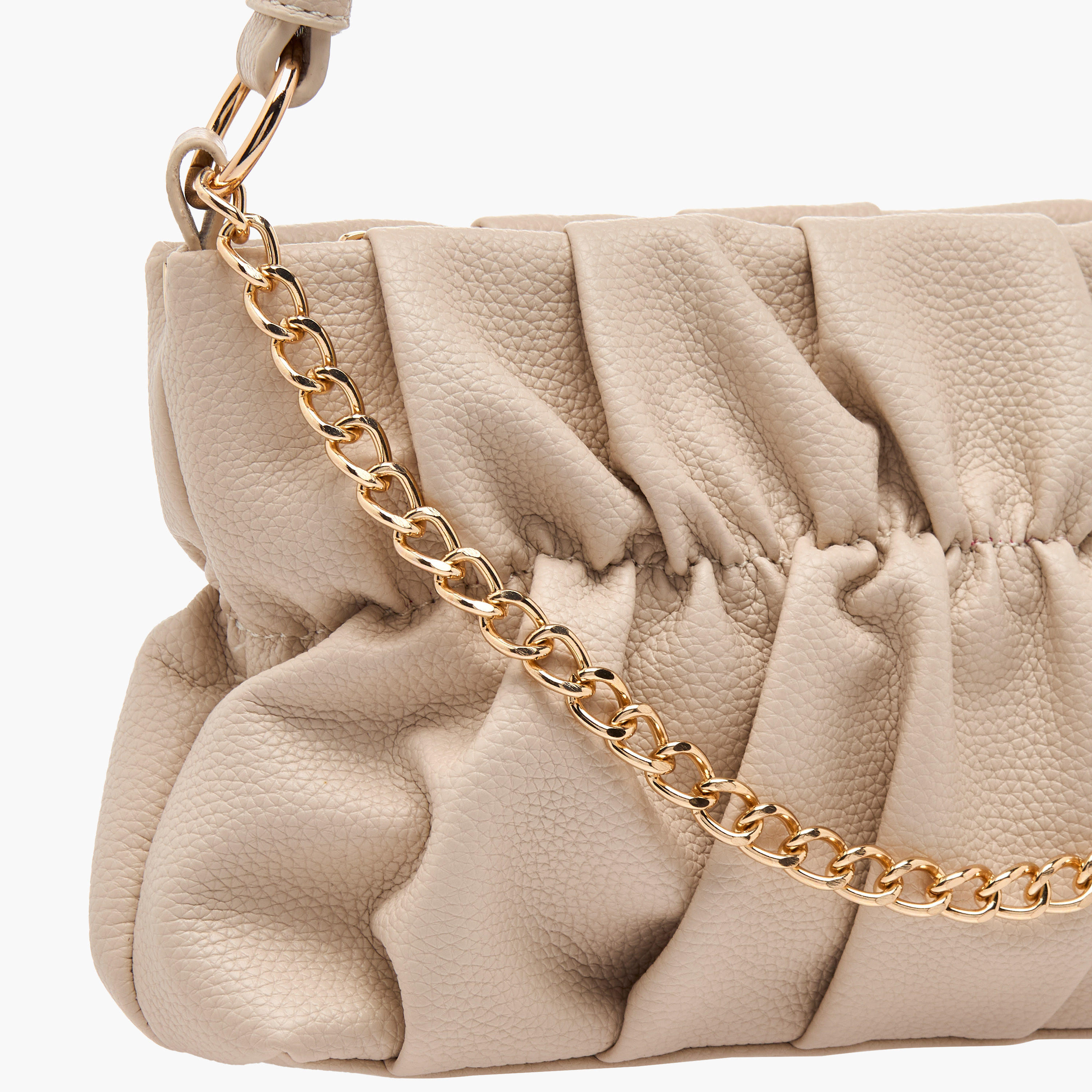 Adore Ruched Detail Crossbody Bag with Detachable Strap-women-bagsandwallets-handbags-image-5
