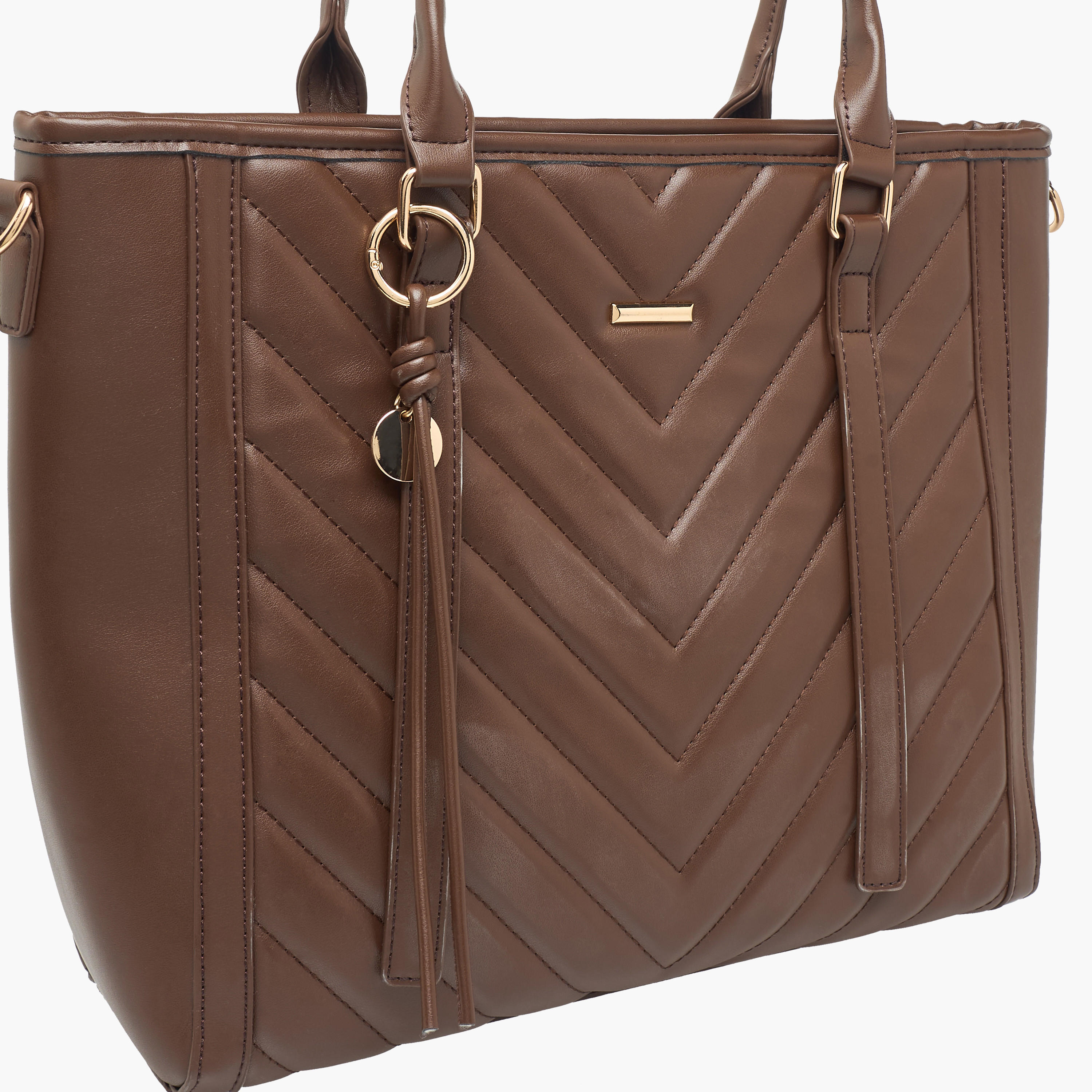 Adore Quilted Tote Bag with Detachable Strap-women-bagsandwallets-handbags-image-5