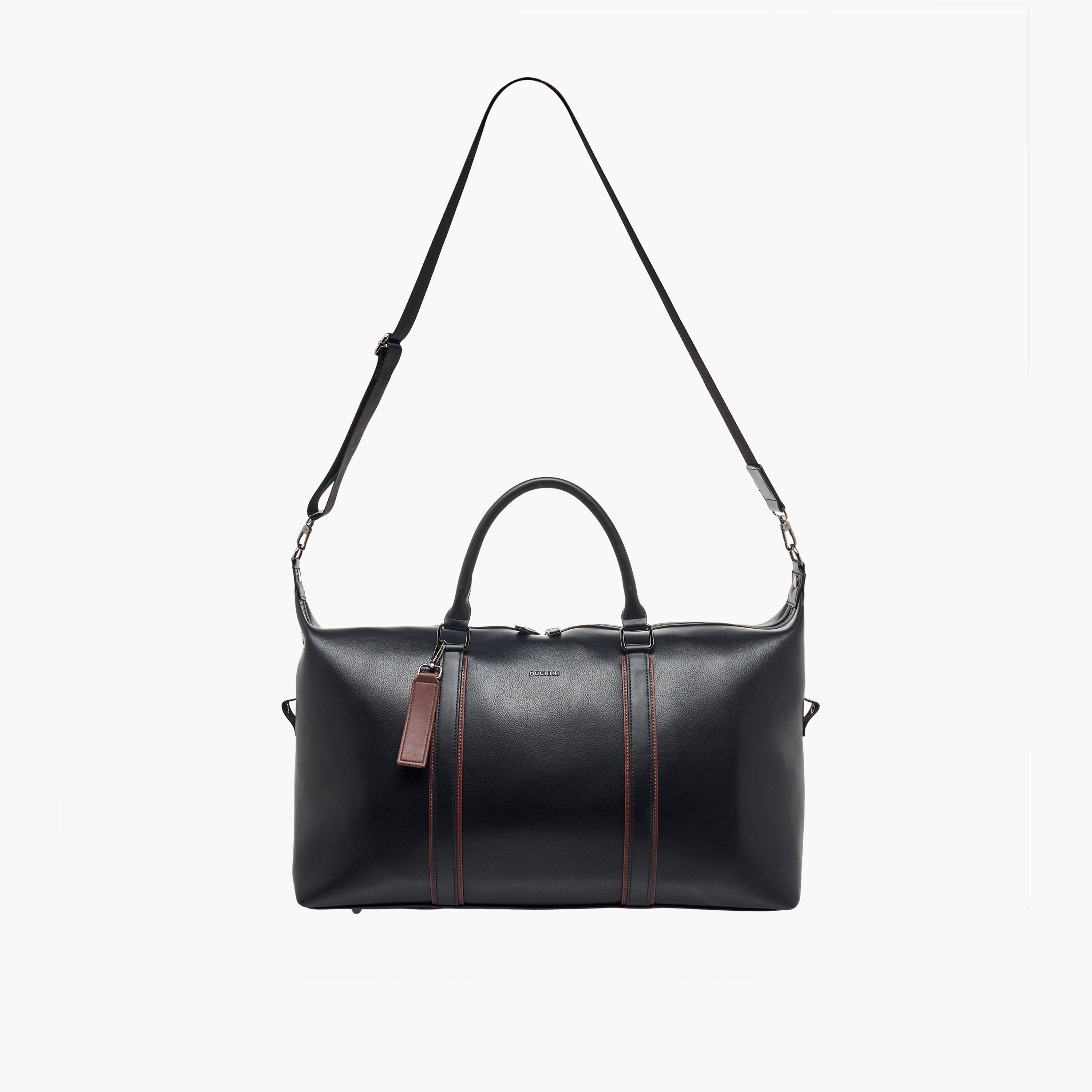 Duchini Duffel Bag with Zip Closure Double Handles-travel-luggagesandbags-dufflebags-image-3
