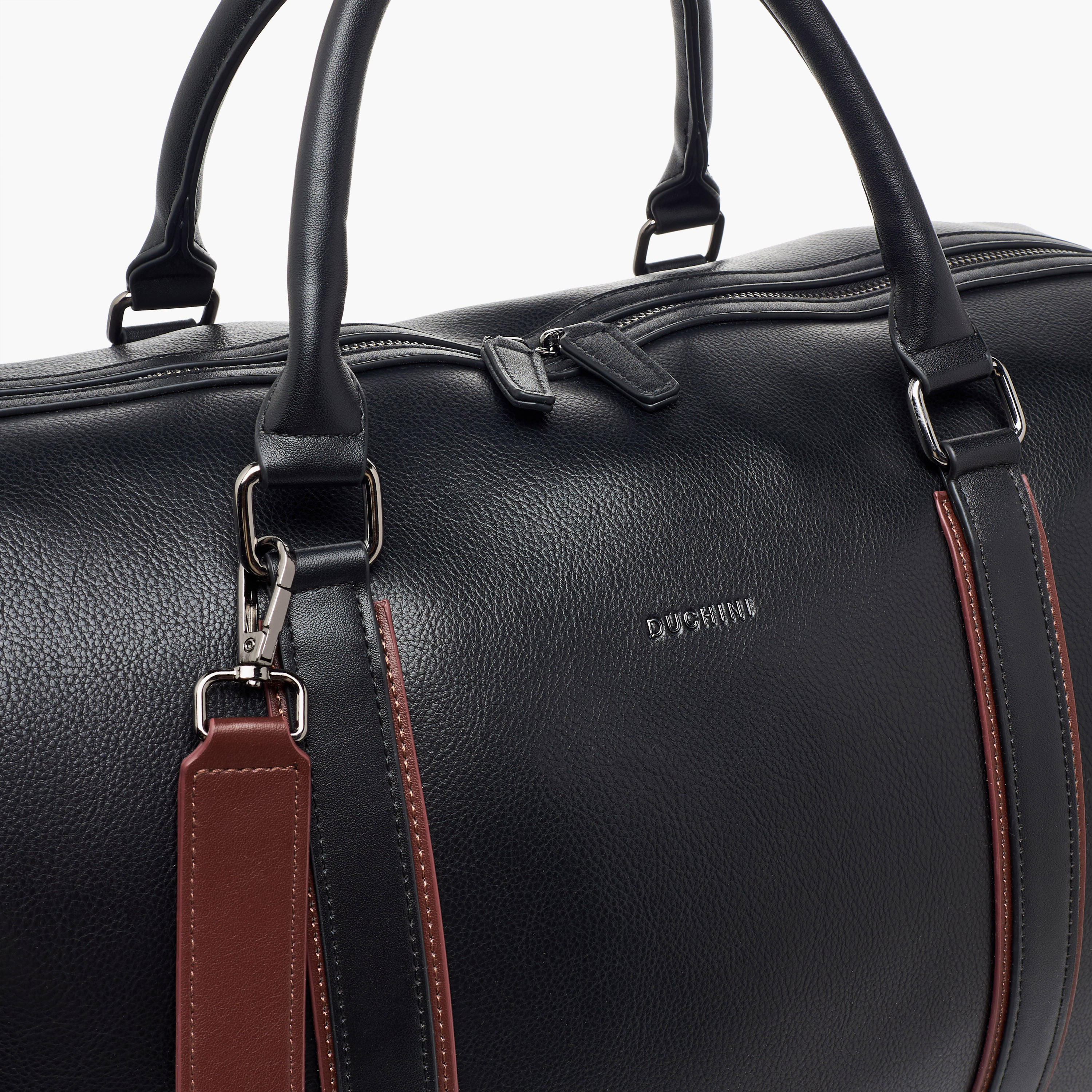 Duchini Duffel Bag with Zip Closure Double Handles-travel-luggagesandbags-dufflebags-image-5