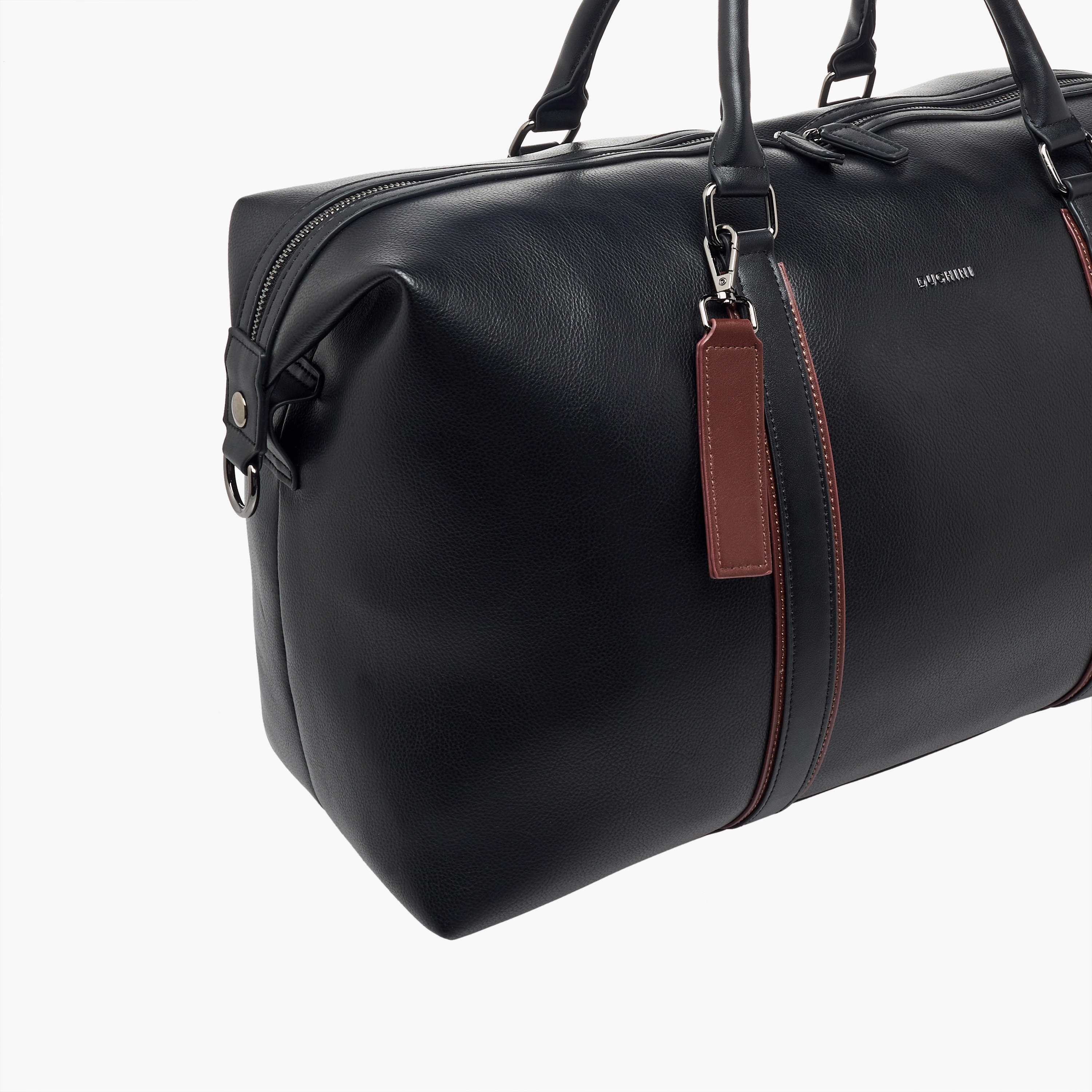 Duchini Duffel Bag with Zip Closure Double Handles-travel-luggagesandbags-dufflebags-image-6