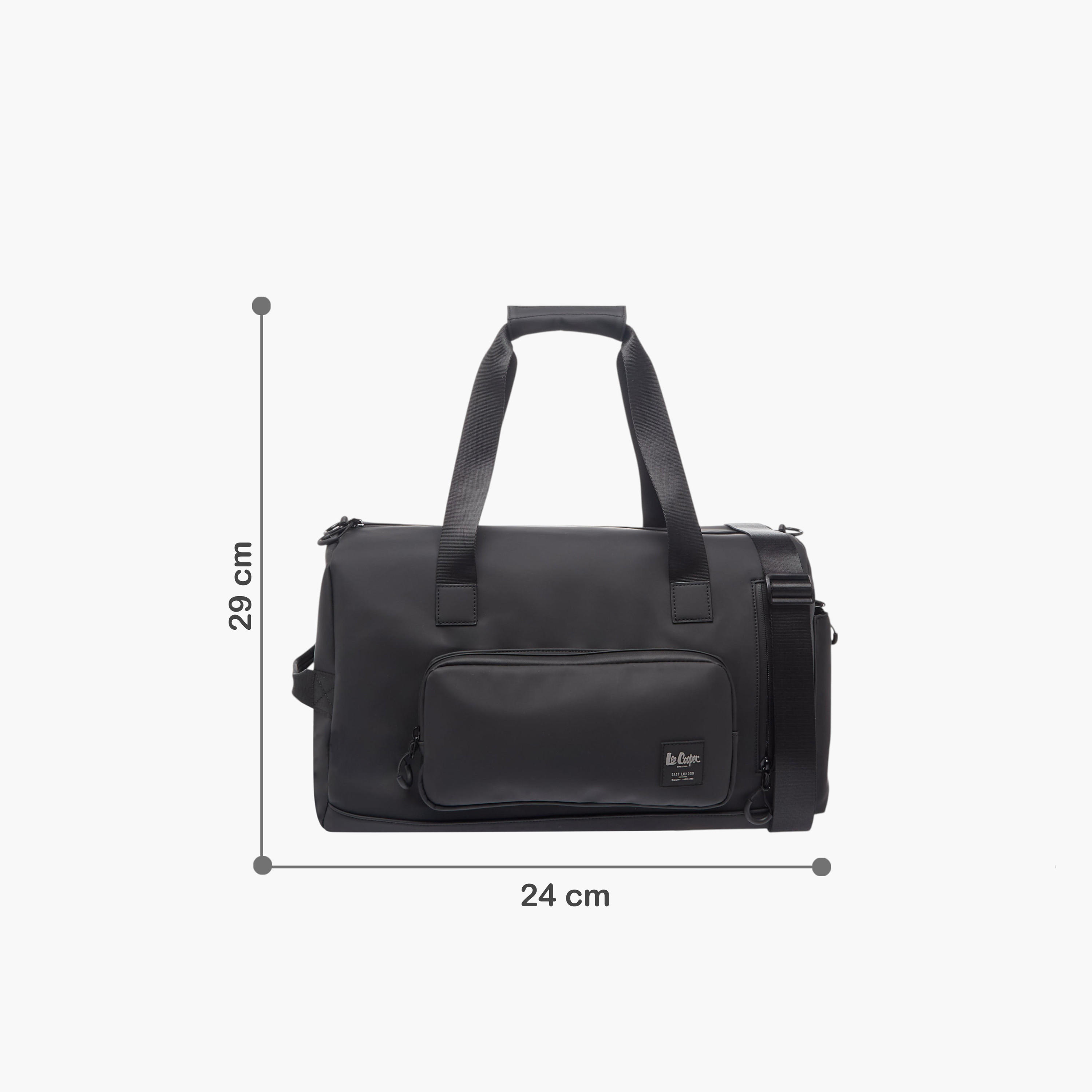 شنطة دافل سادة بسحاب إغلاق وحزام قابل للفصل من لي كوبر-travel-luggagesandbags-dufflebags-image-2