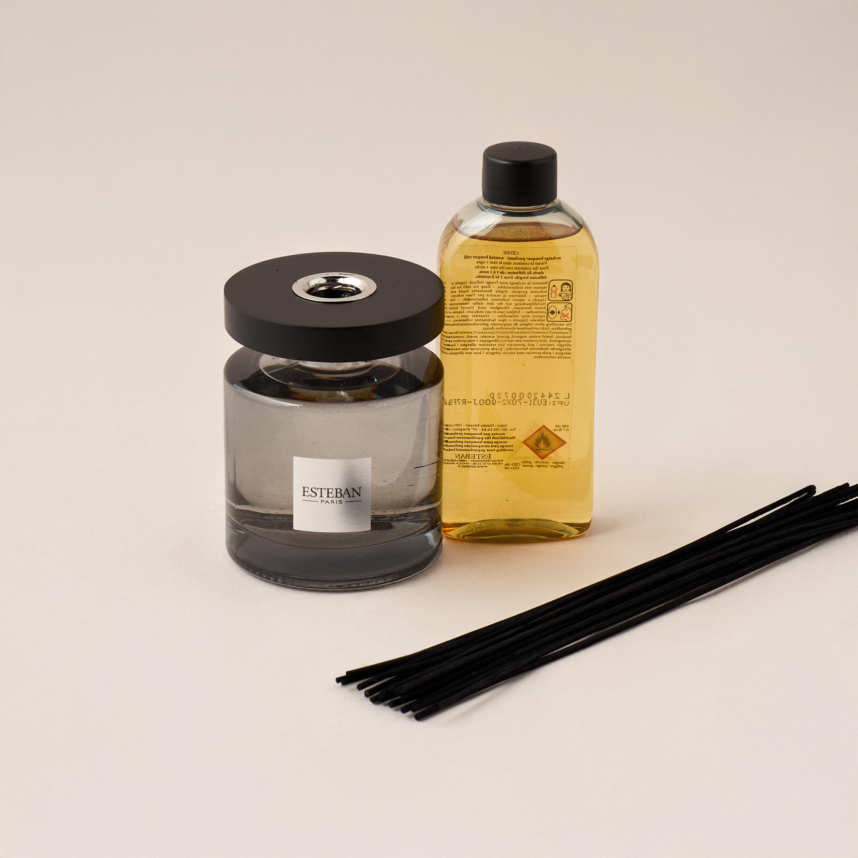 Esteban Paris Ambre Refillable Ellipse Scented Bouquet - 200 ml-household-homefragrance-fragranceoilsandessence-image-4