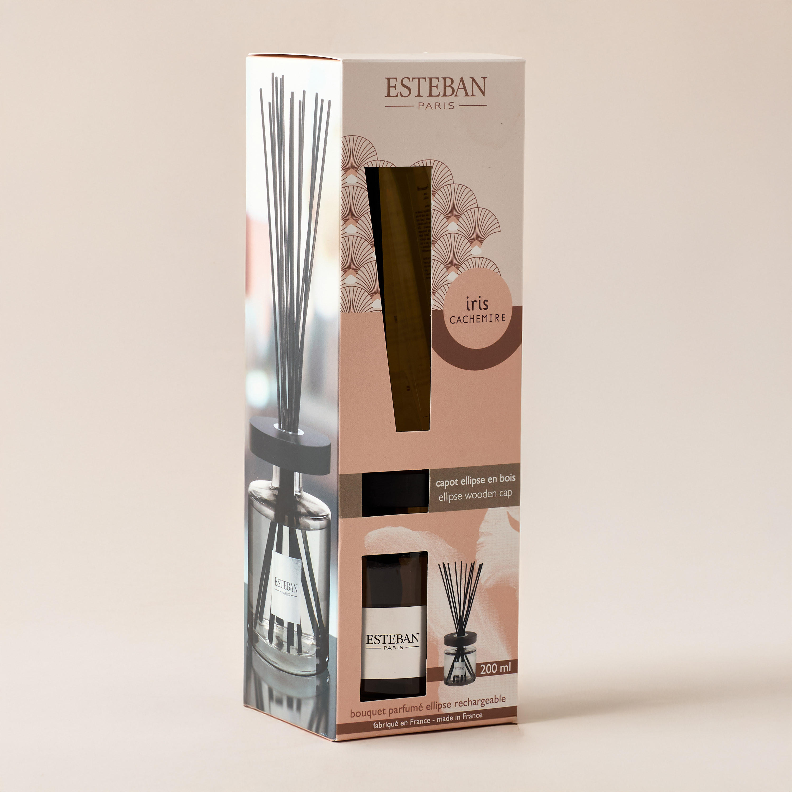Esteban Paris Iris Cachemire Refillable Ellipse Scented Bouquet - 200 ml-household-homefragrance-fragranceoilsandessence-image-6