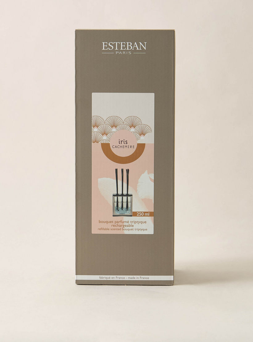 Esteban Iris Cachemire Scented Reed Diffuser Set - 250 ml-household-homefragrance-reeddiffusers-image-4