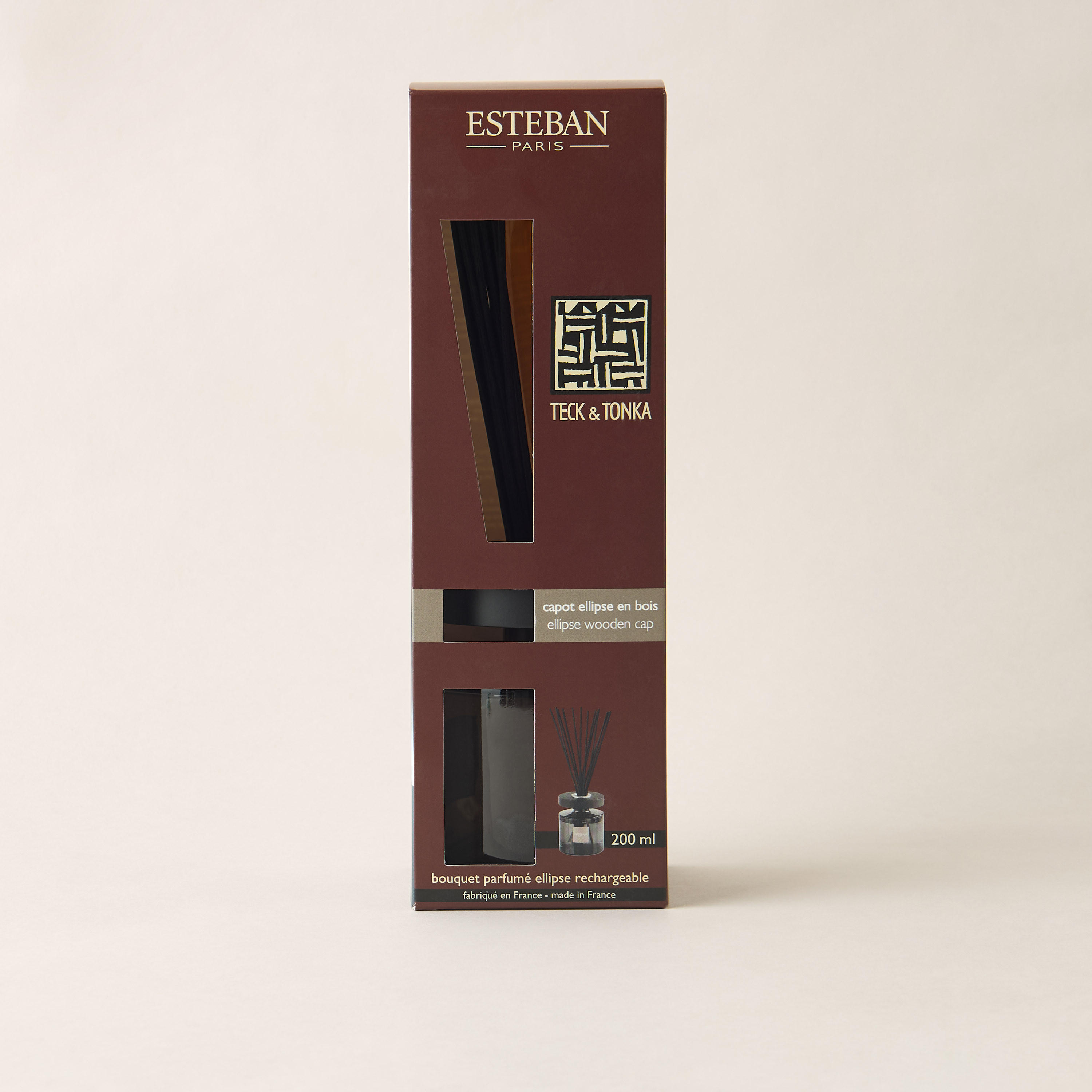 Esteban Teck and Tonka Scented Reed Diffuser Set - 200 ml-household-homefragrance-reeddiffusers-image-4