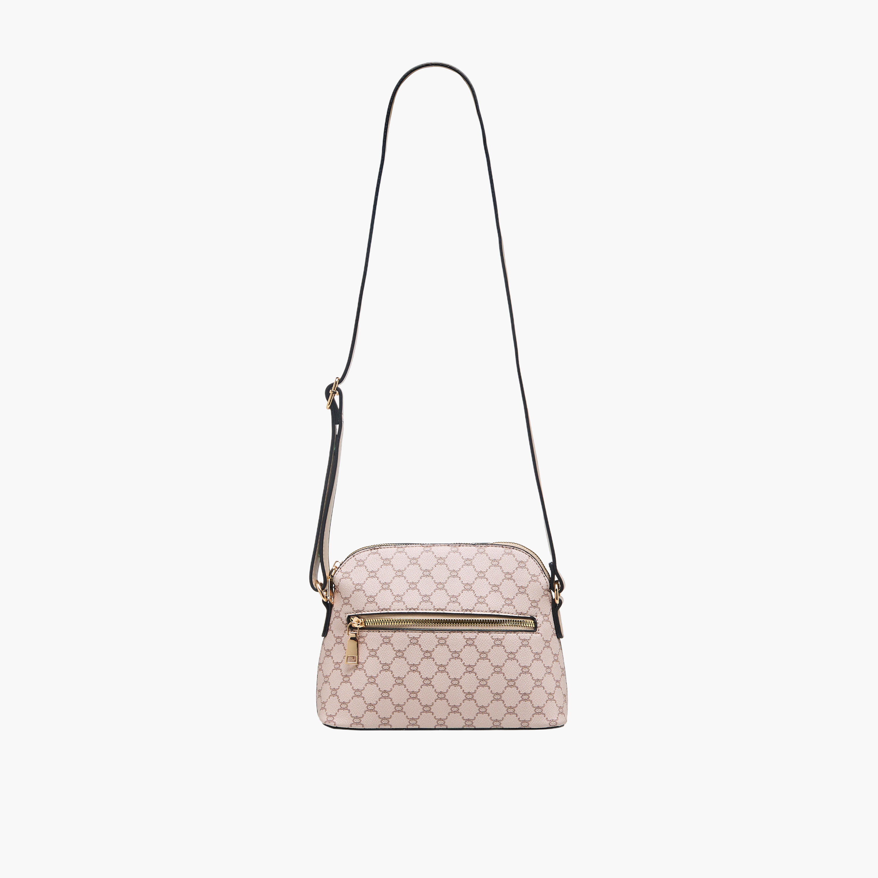 Adore Tom Monogram Print Crossbody Bag with Zip Closure-women-bagsandwallets-handbags-image-3