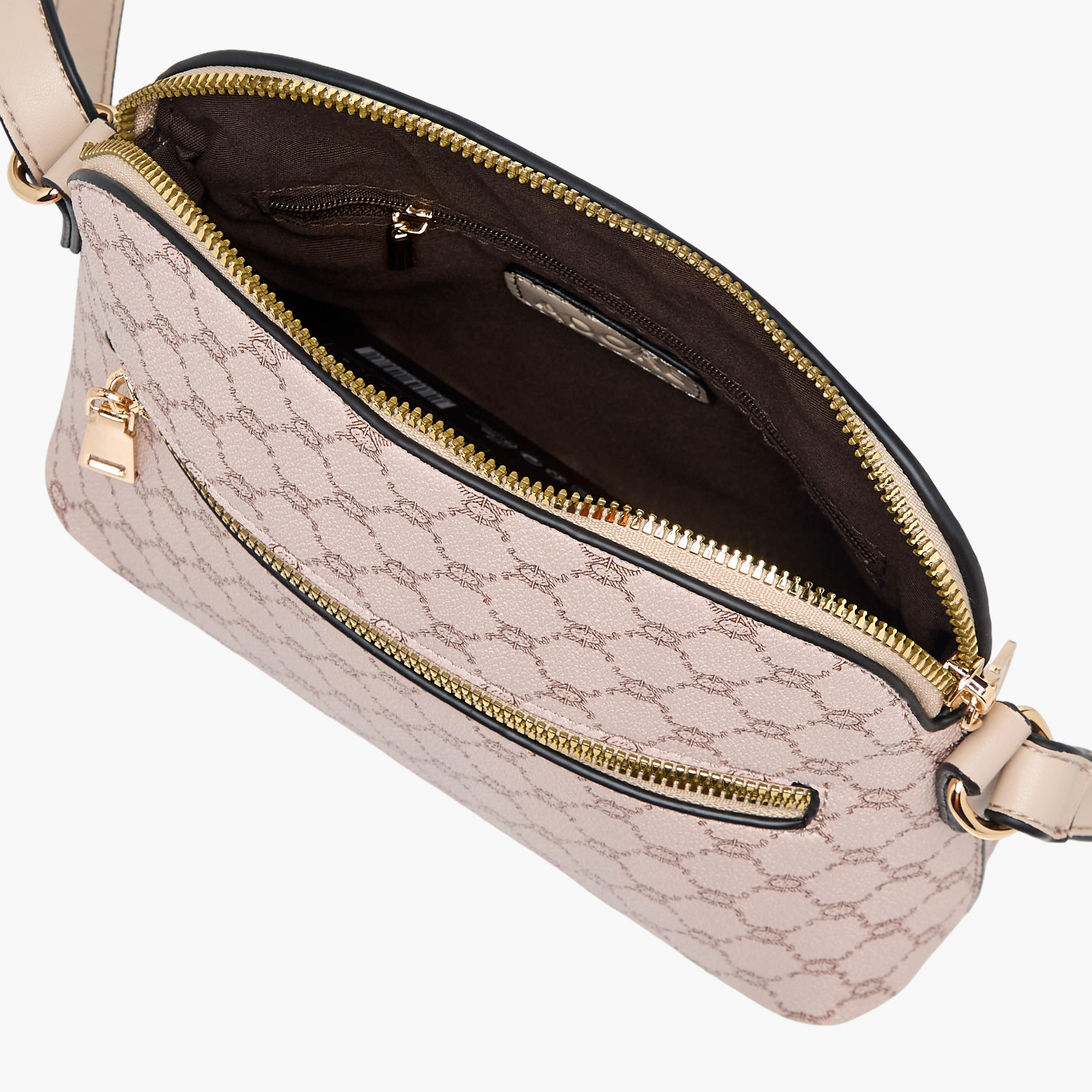 Adore Tom Monogram Print Crossbody Bag with Zip Closure-women-bagsandwallets-handbags-image-8