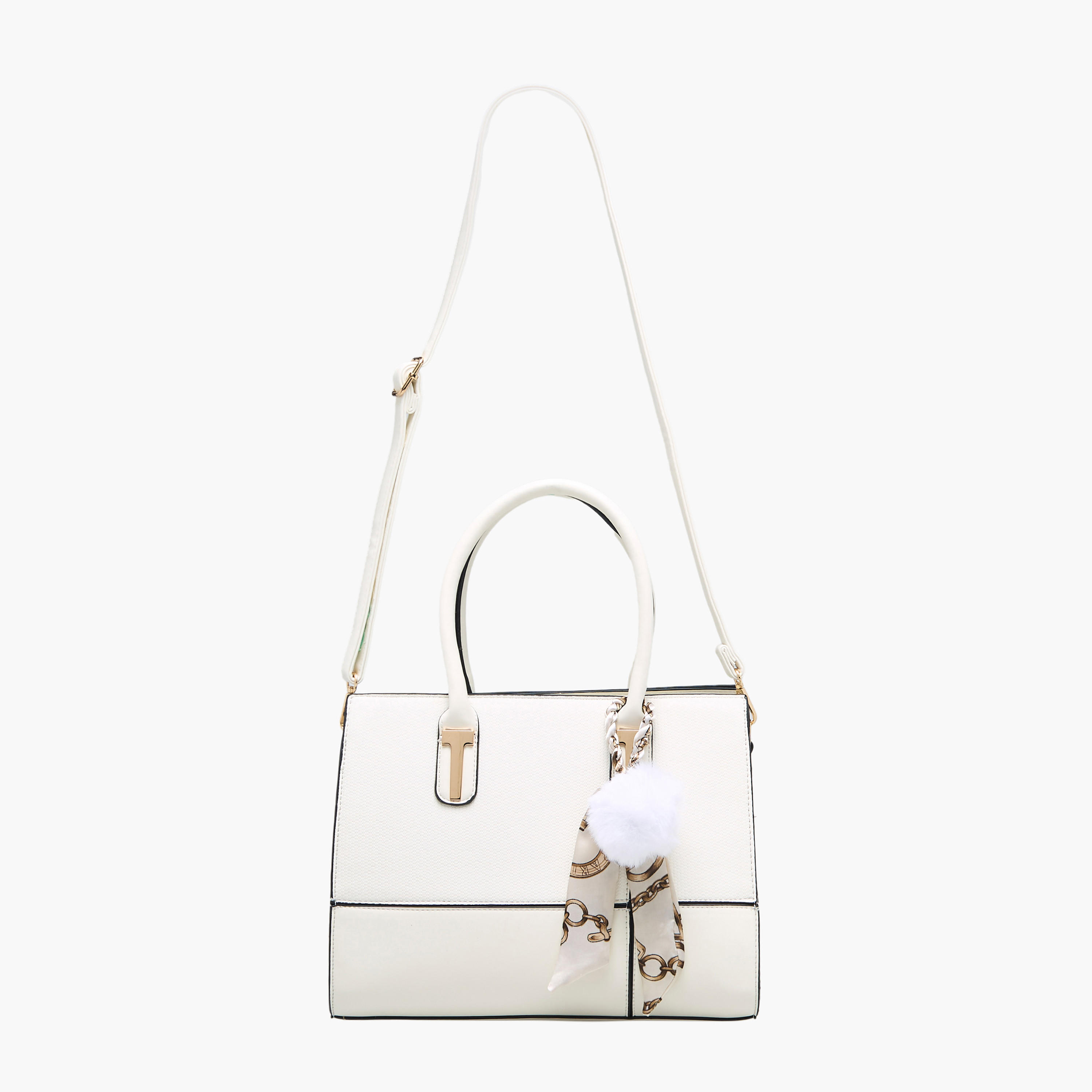 Adore Tom Scarf Accent Tote Bag with Pouch-women-bagsandwallets-handbags-image-3
