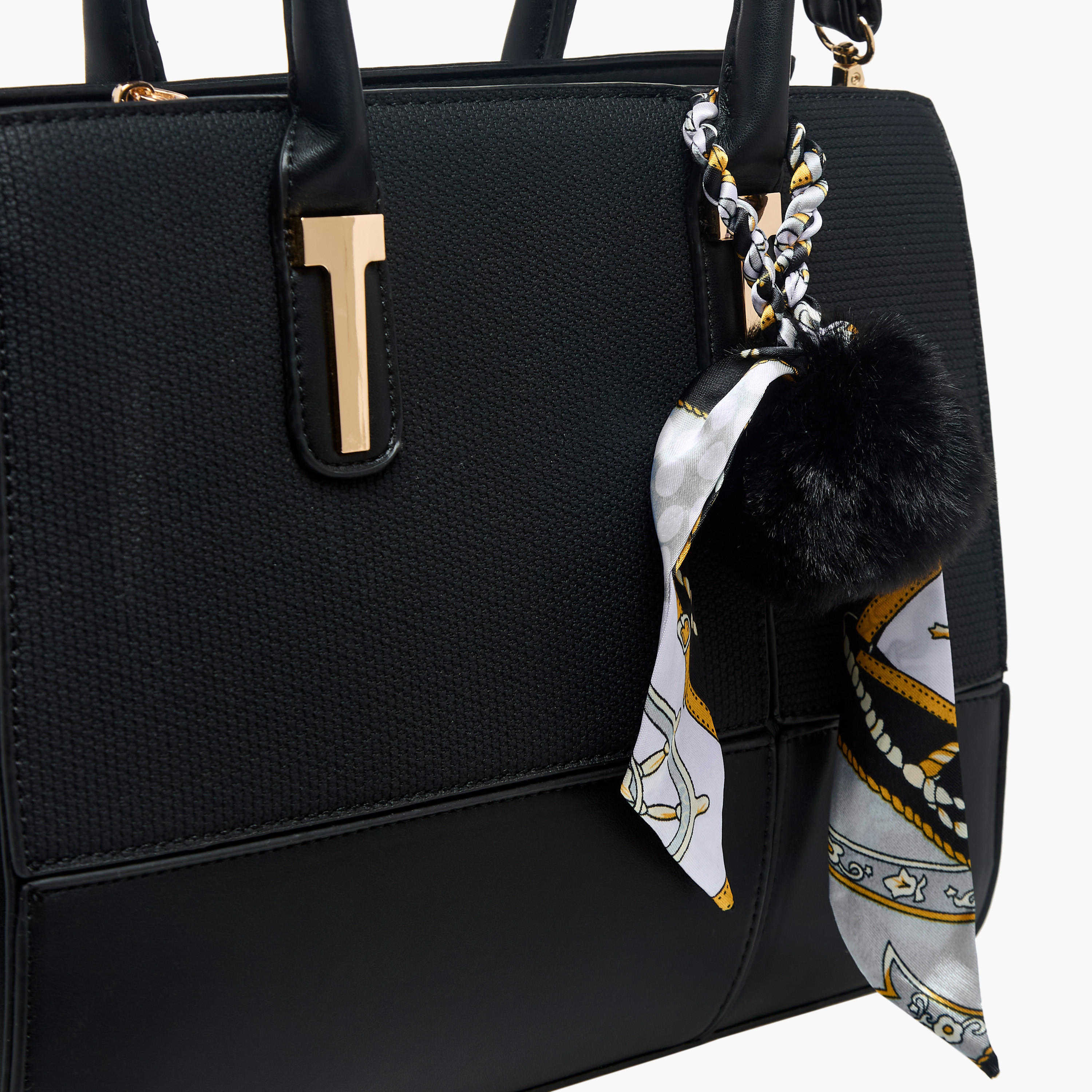 Adore Tom Scarf Accent Tote Bag with Pouch-women-bagsandwallets-handbags-image-5