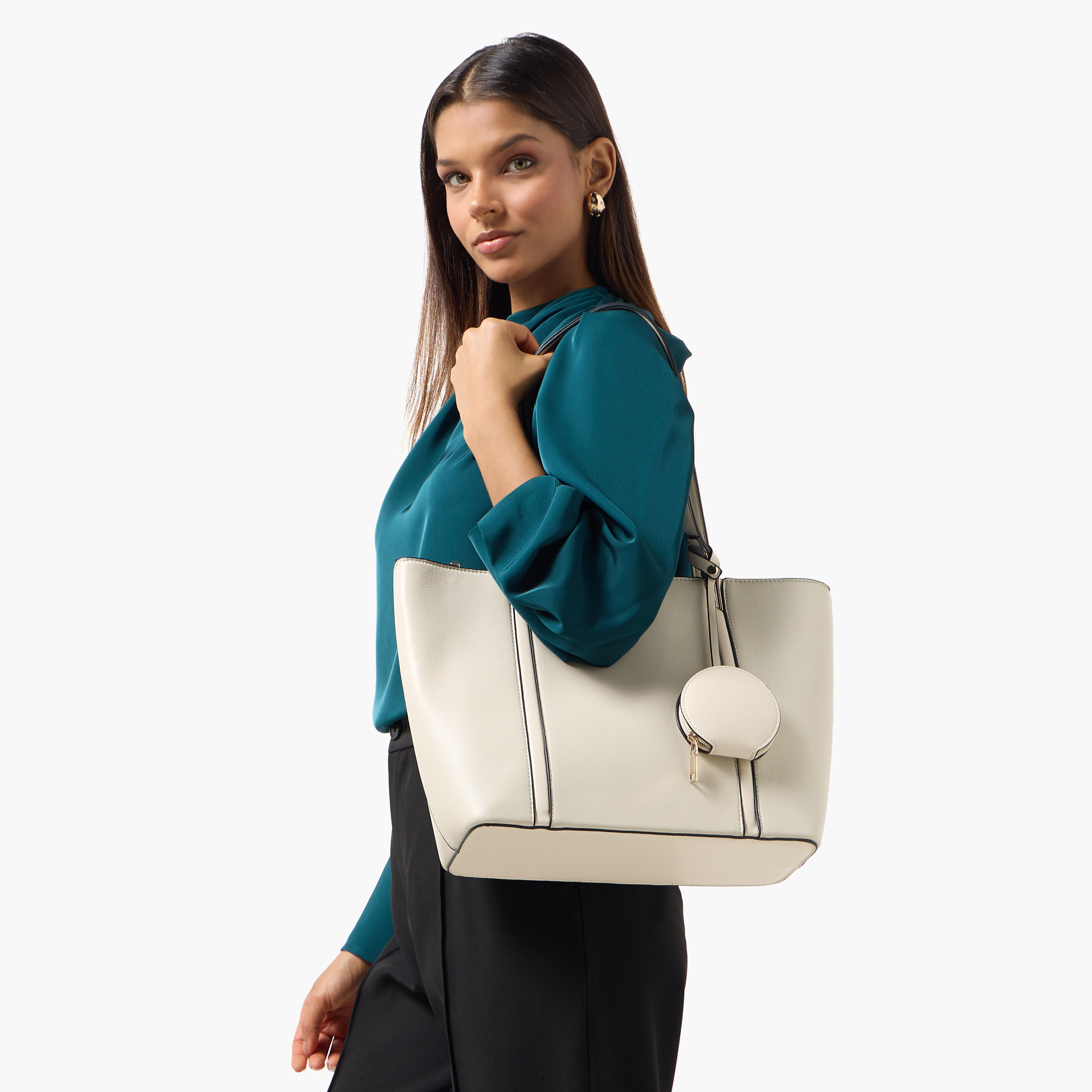 شنطة توتي بارزة الملمس مع محفظة عملات نقدية من أدور توم-women-bagsandwallets-handbags-image-2