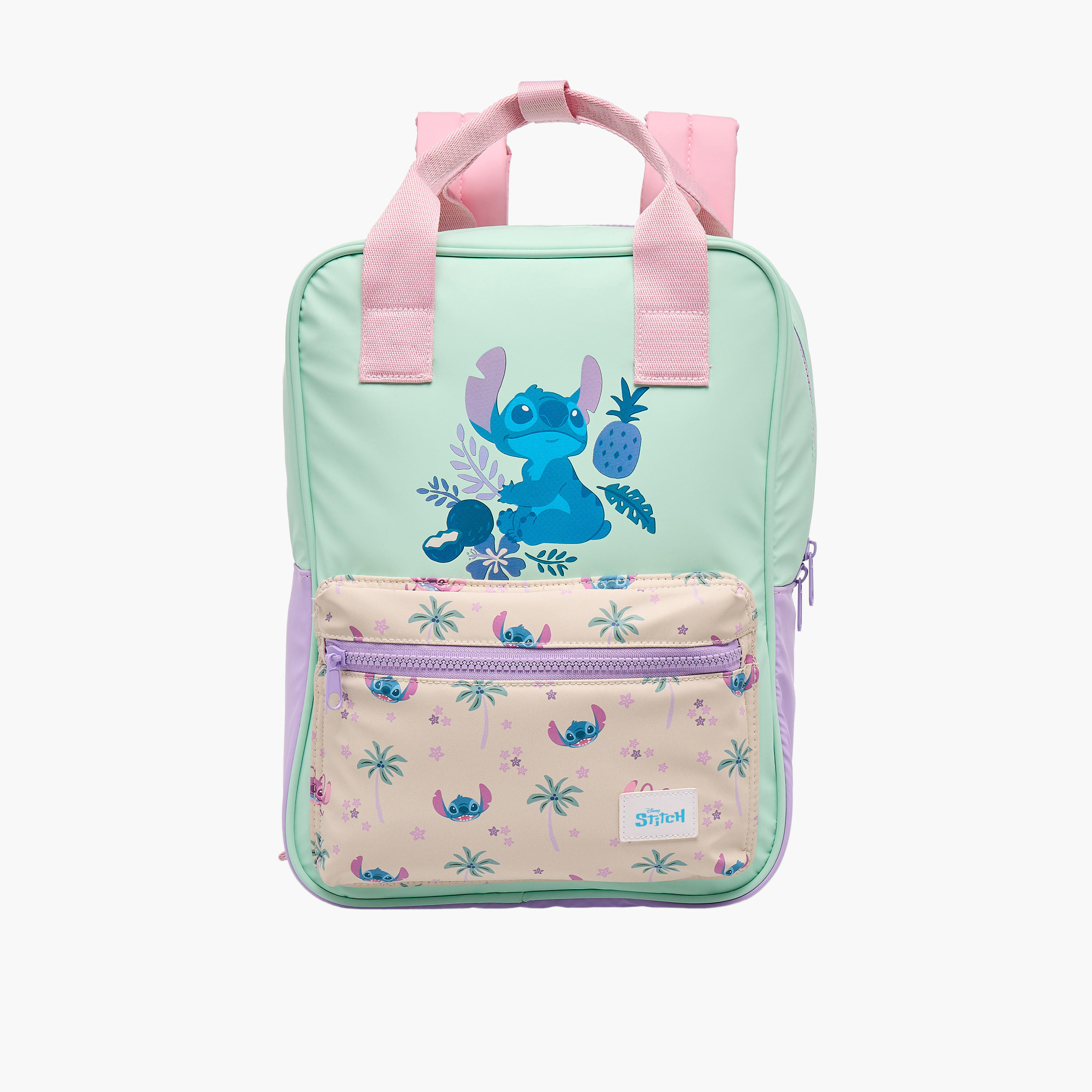 Disney Stitch School Backpack for Girls 5-8 Years with Zip Pocket-school-bagsandbackpacks-backpacks-image-1